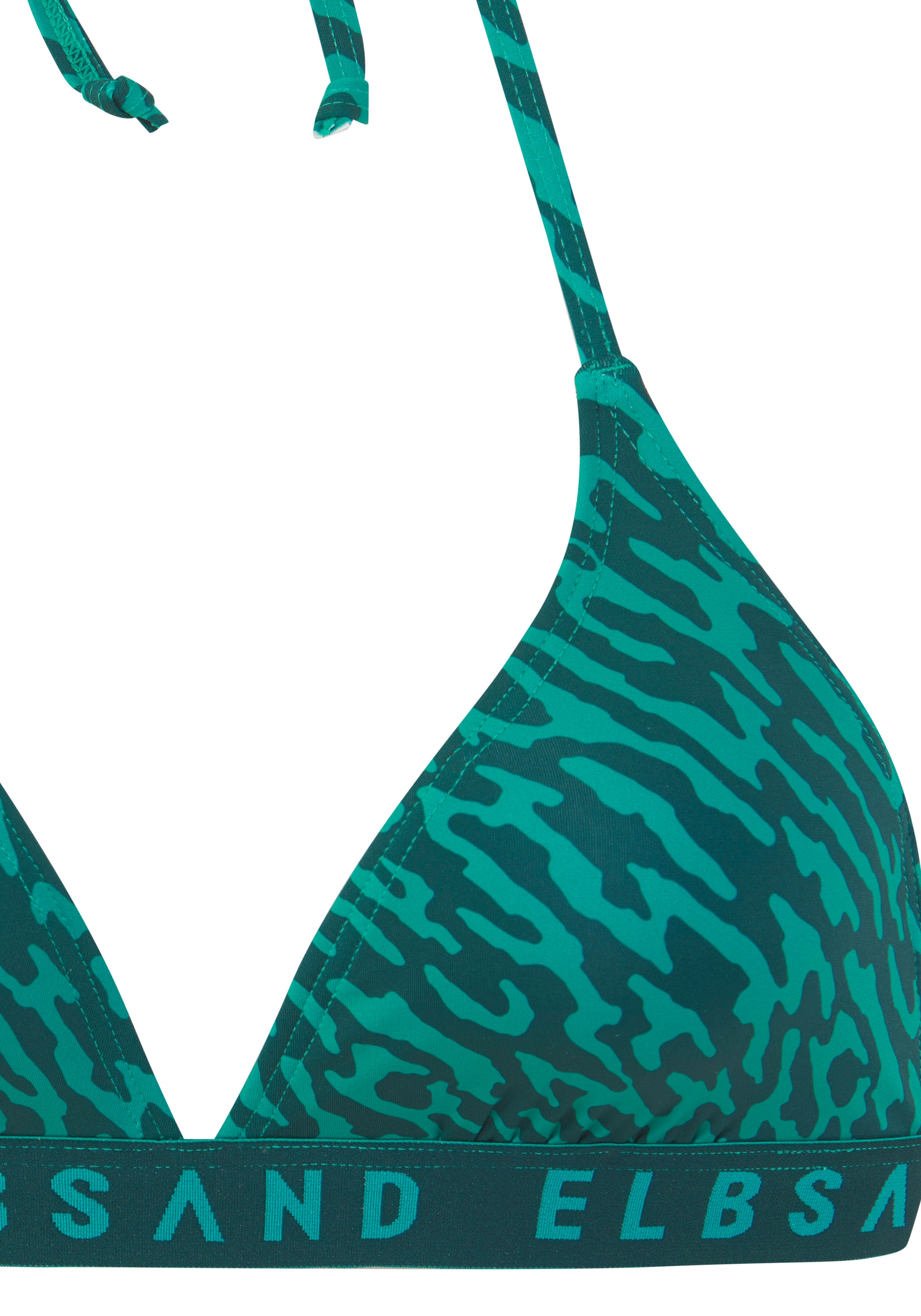 Elbsand Triangel-Bikini, mit Markenschriftzug