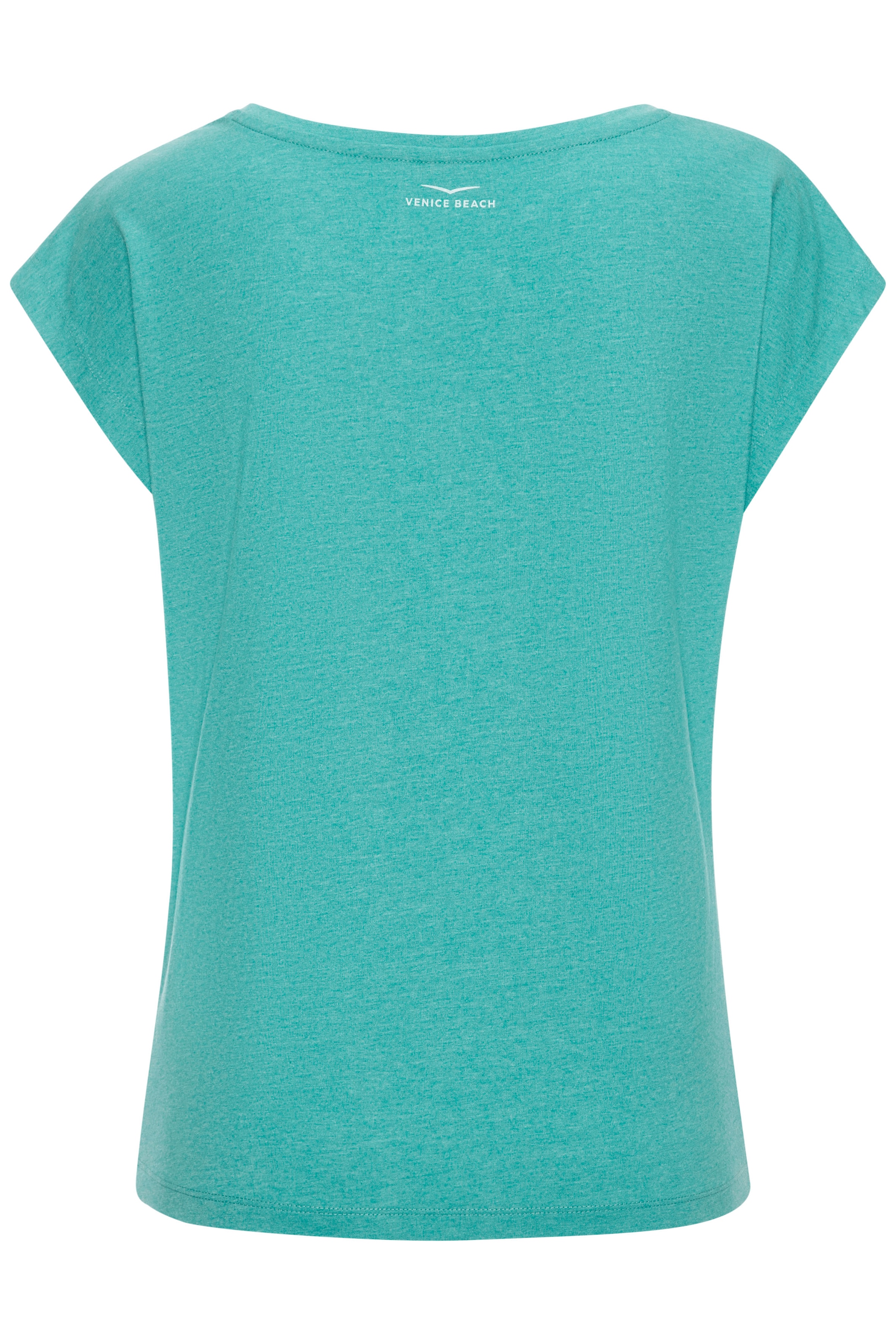 Venice Beach Kurzarmshirt, mit Frontdruck, T-Shirt aus Baumwollmischung, Basic, casual