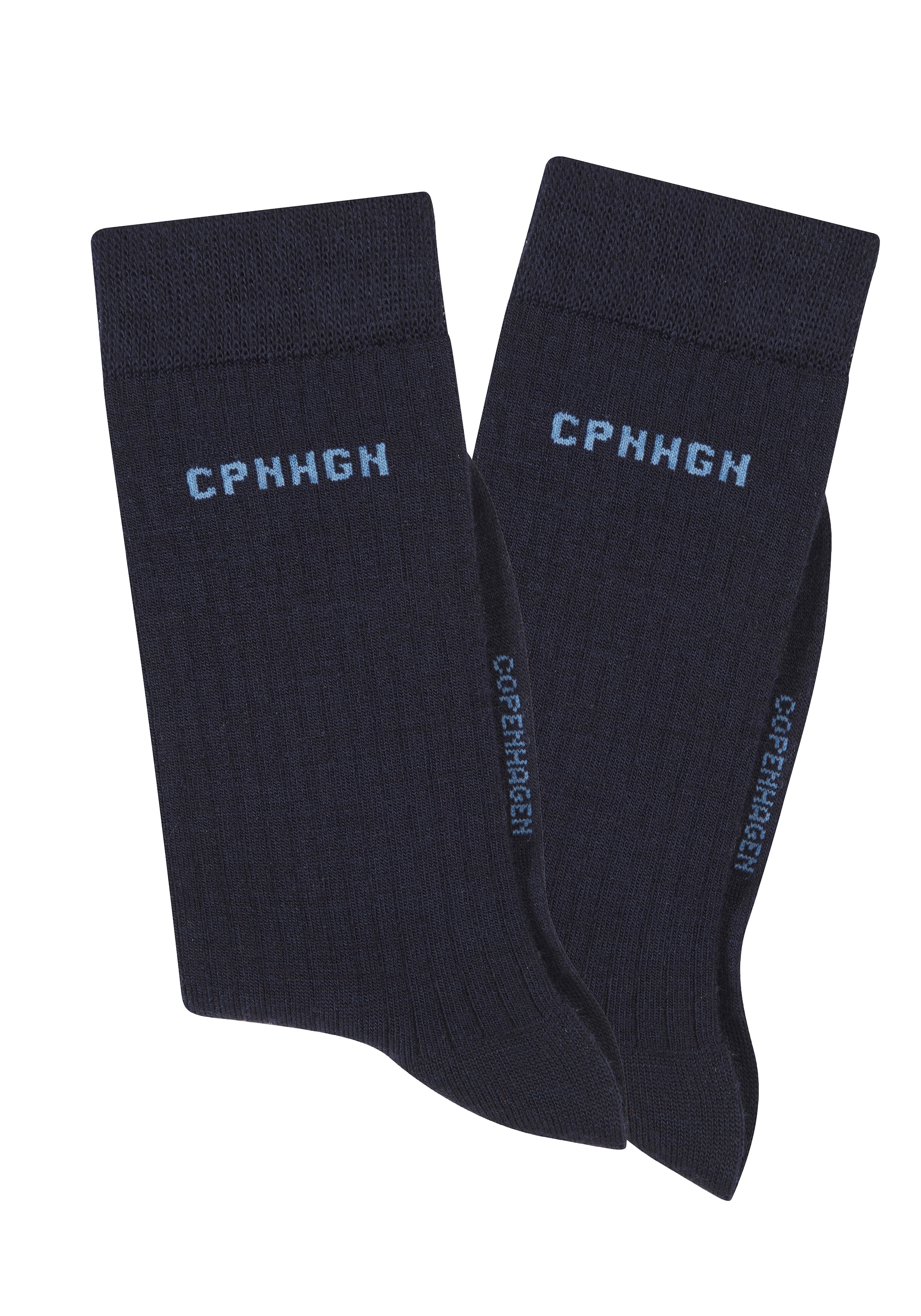 Copenhagen Studios Basicsocken, (Packung, 2 Paar), gerippt, mit wärmender Wolle