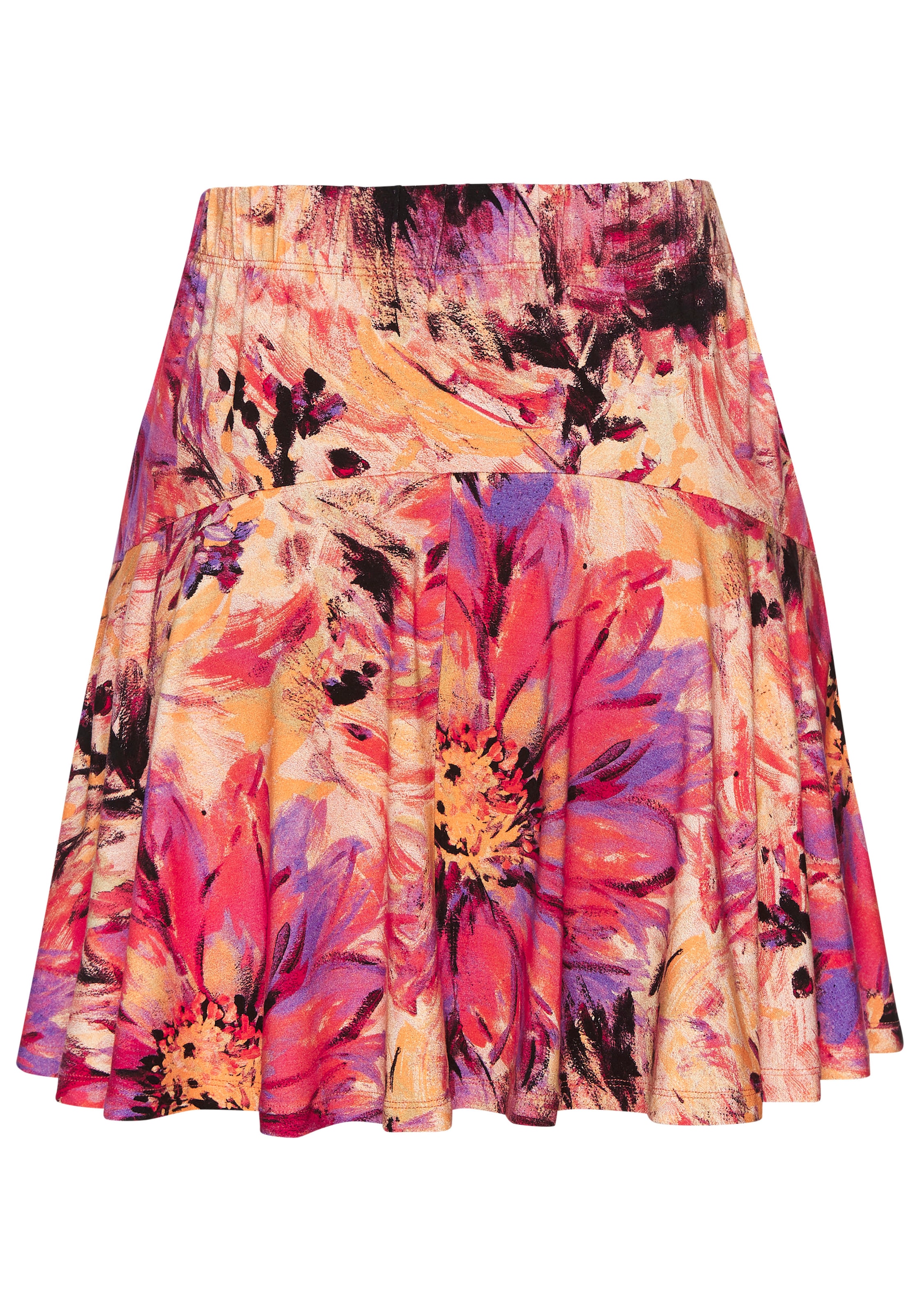 LASCANA Hosenrock, mit Alloverdruck, Skort, Rock inklusive Hose, bequemer Bund