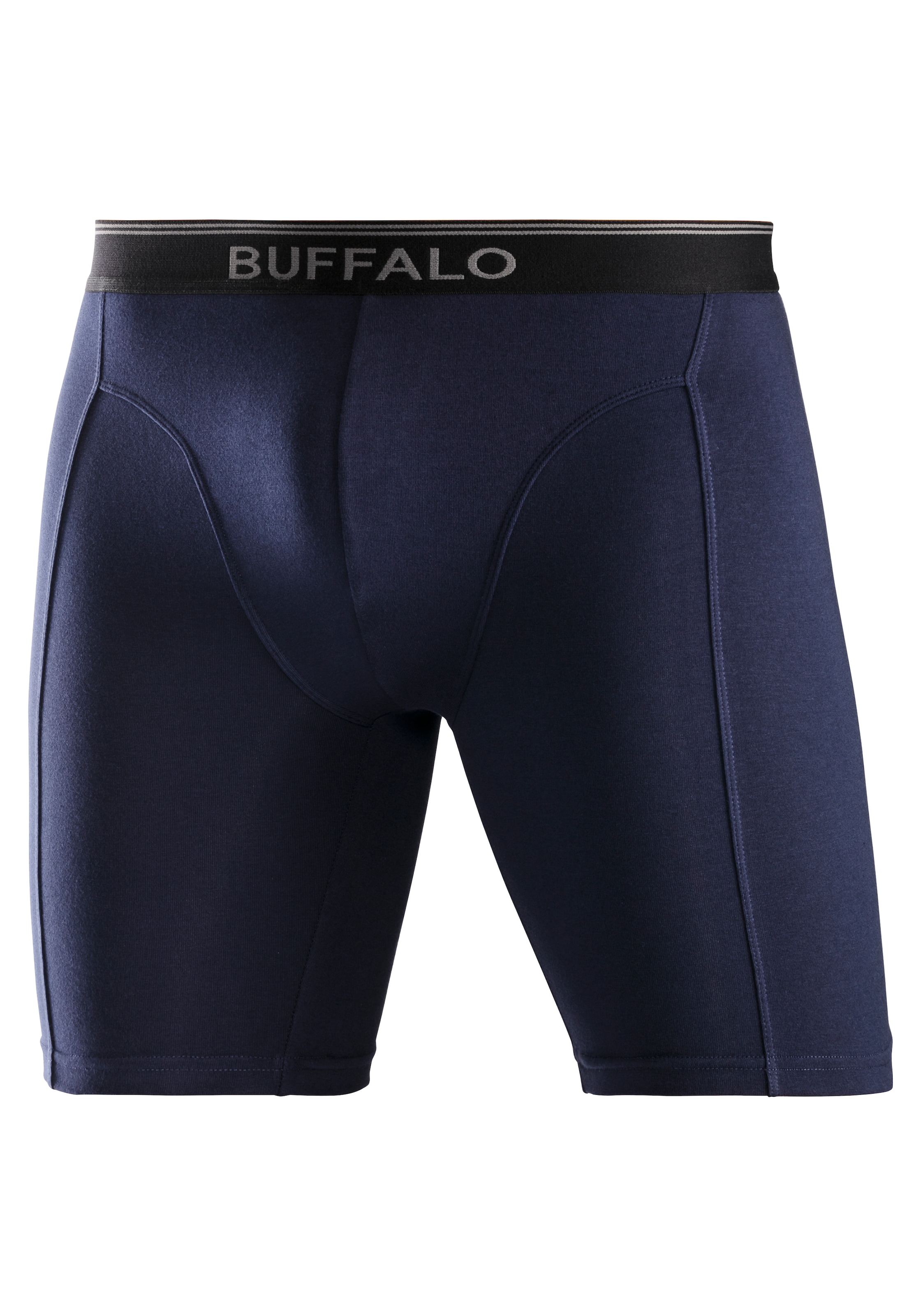 Buffalo Boxer »Boxershorts für Herren«, (Packung, 3 St.), in langer Form ideal auch für Sport und Trekking