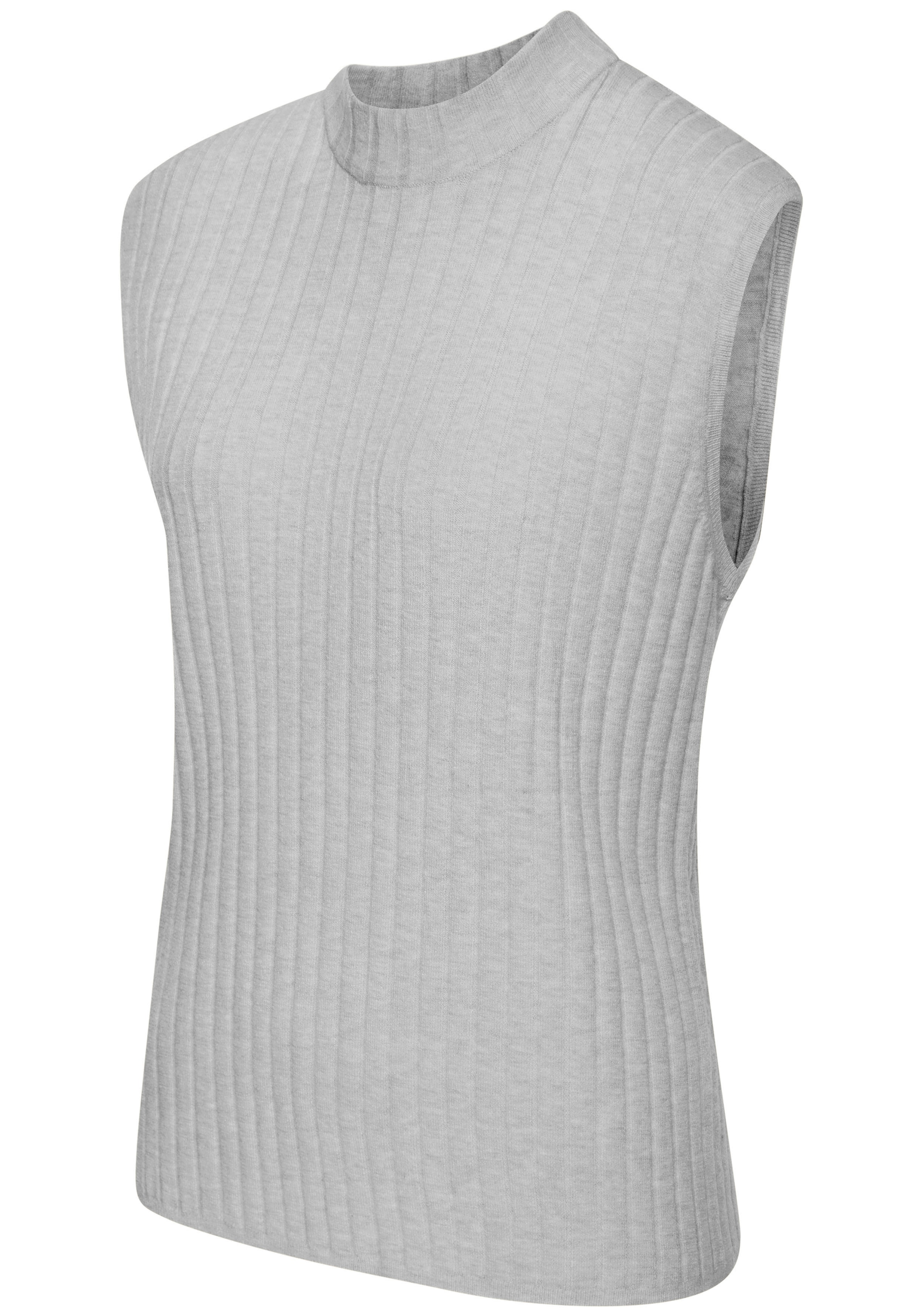 French Connection Stricktop, mit kleinem Stehkragen, Loungewear