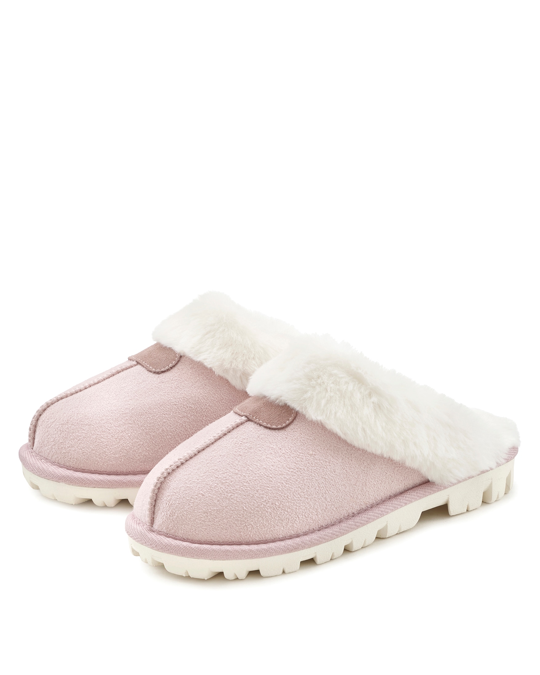 Vivance Pantolette »Plüsch Hausschuhe, Hausschuh, Pantoffeln, Clogs, Schlappen,«, mit Warmfutter VEGAN