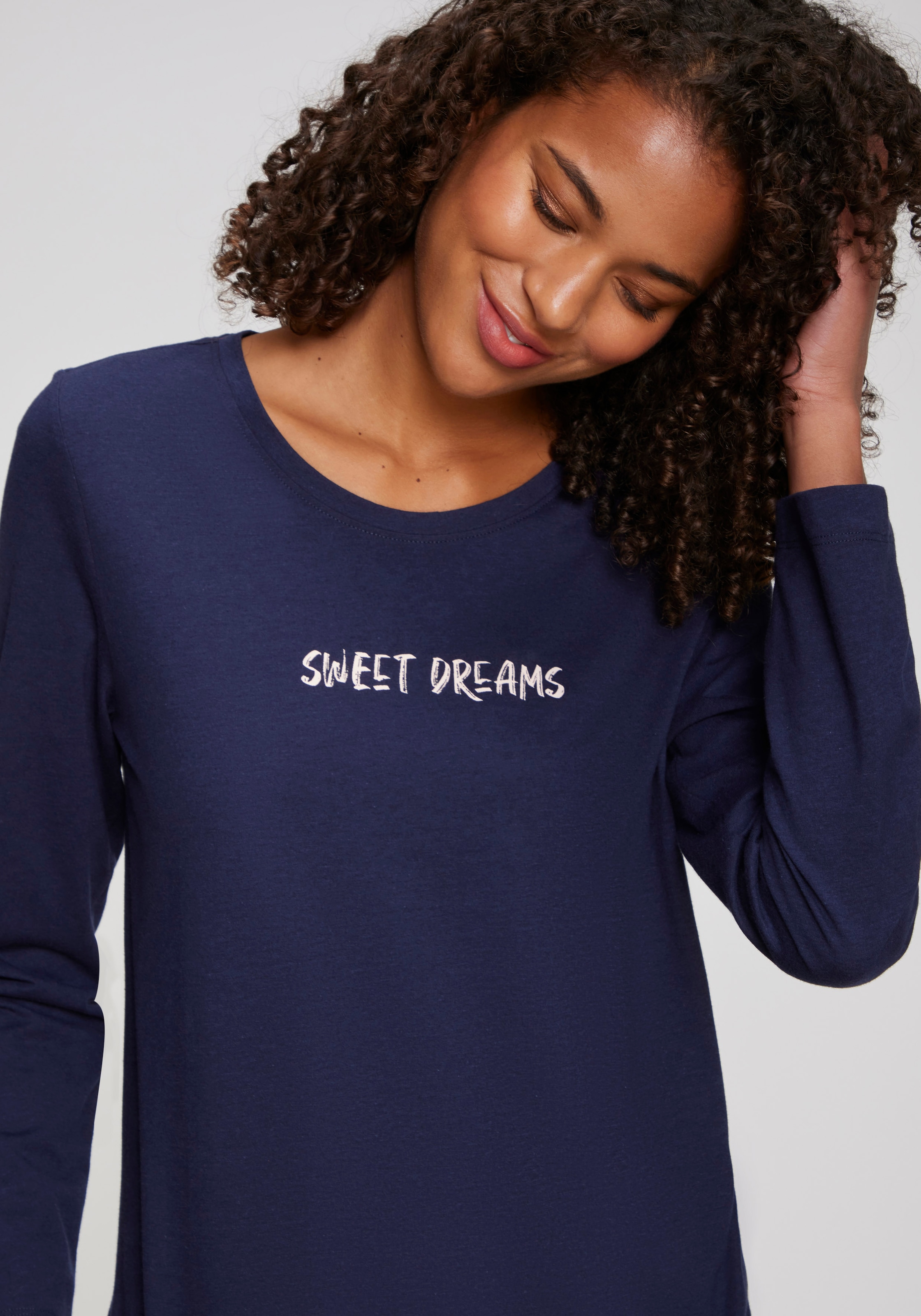 s.Oliver Longsleeve Mit kleinem Frontprint