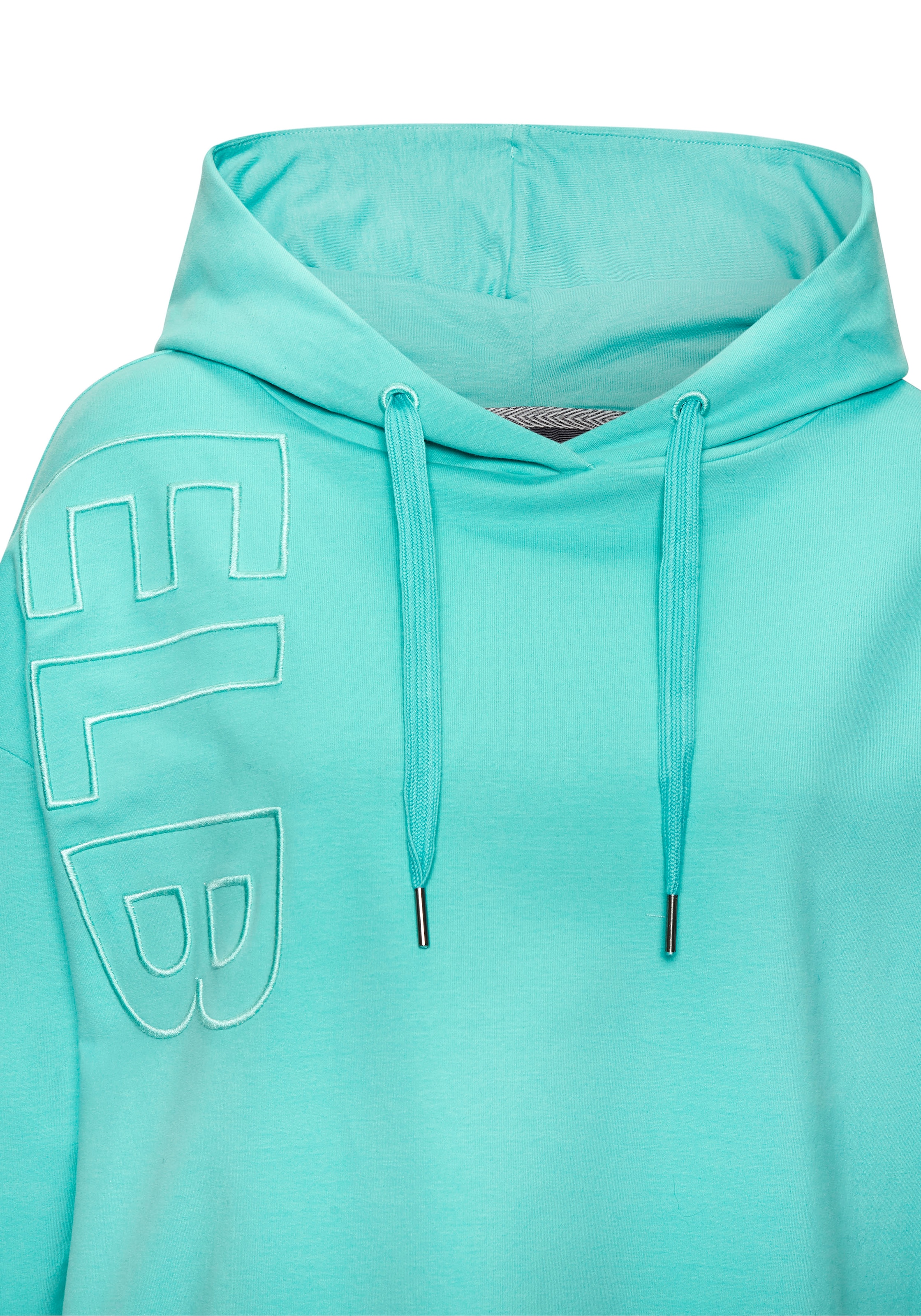 Elbsand Kapuzensweatshirt »Elgin«, mit Logostickerei, lockerer Hoodie aus elastischer Baumwolle