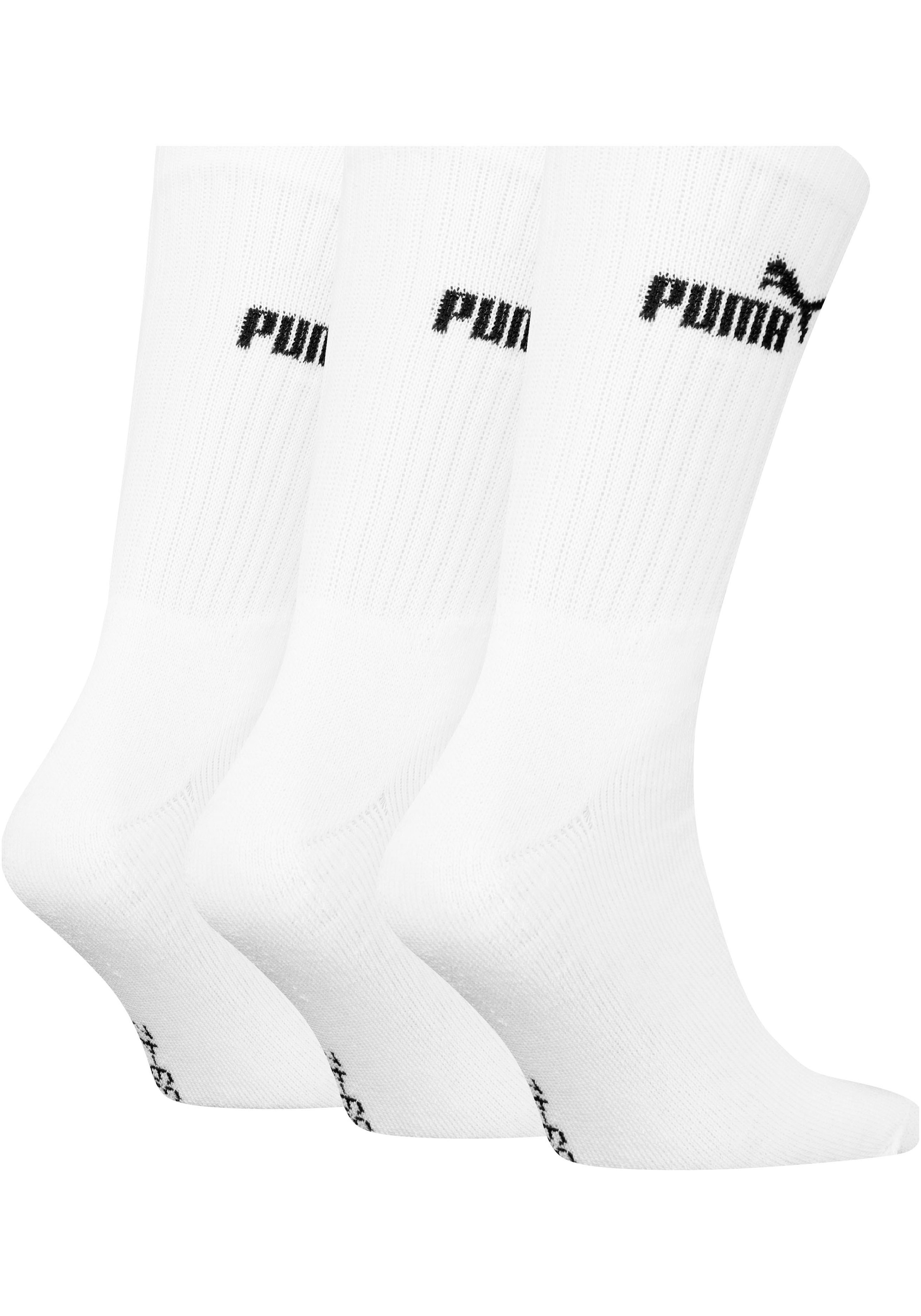 PUMA Freizeitsocken 3 Stk. tlg. Atmungsaktiv, feuchtigkeitsregulierend, Stretchanteil