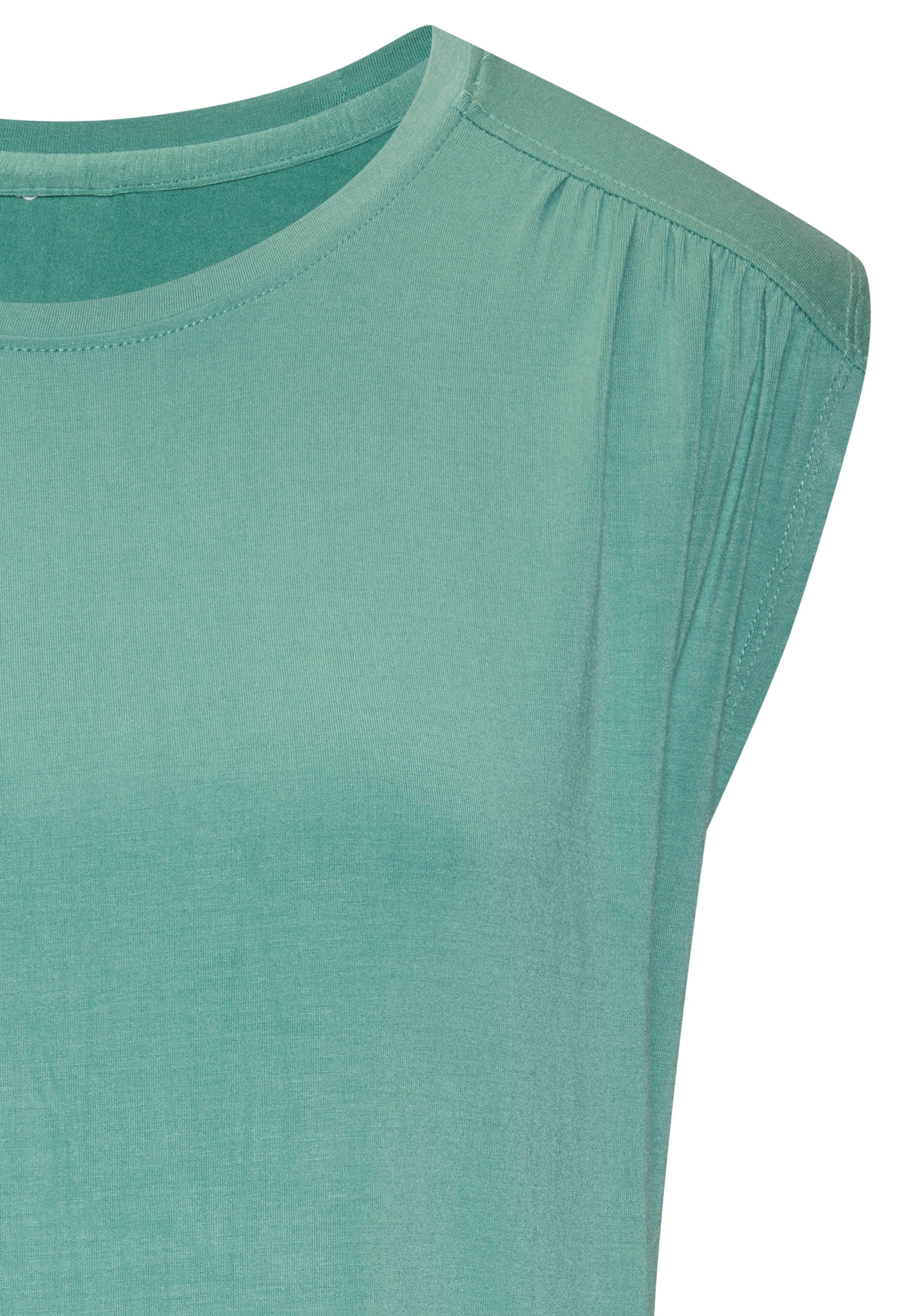 LASCANA Shirttop »mit Schulterraffung« aus weichem Viskose-Stretch
