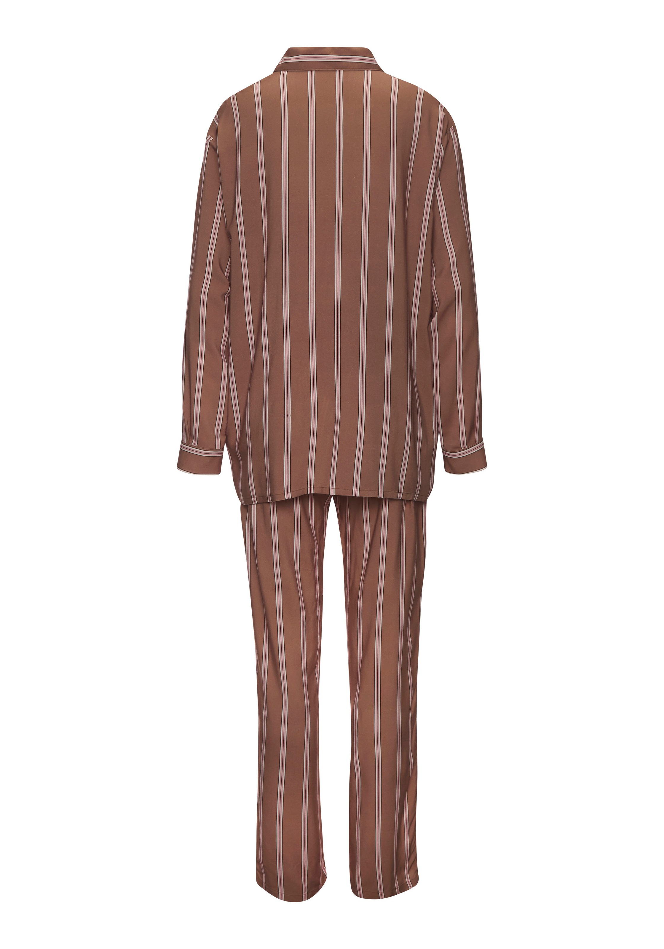 LASCANA Pyjama, (2 tlg.), im klassischen Stil