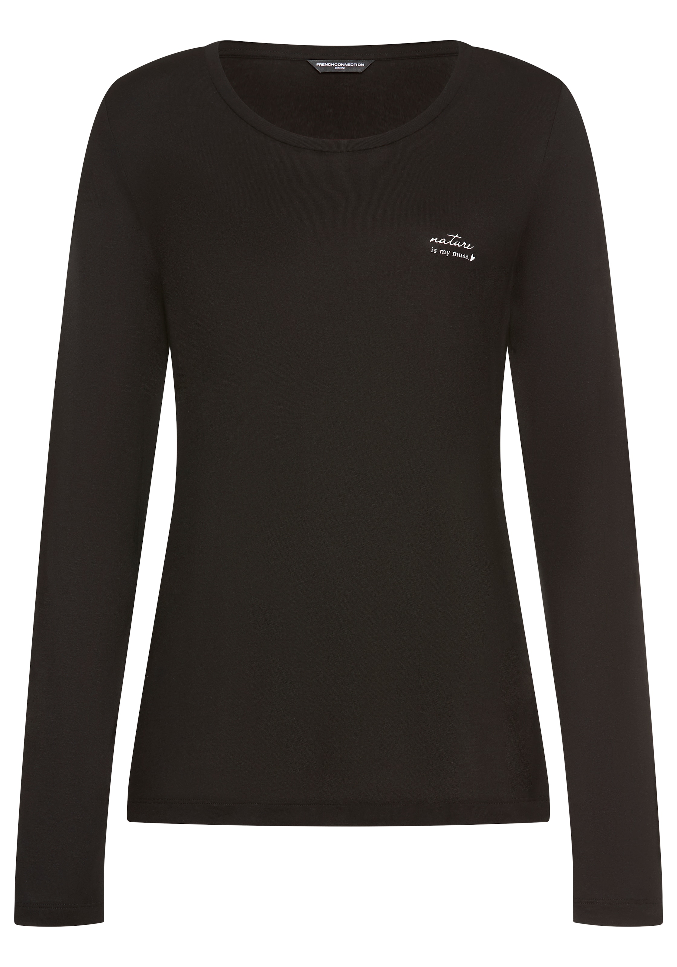 French Connection Pyjama 2 im zeitlosen Schwarz-Weiß-Look