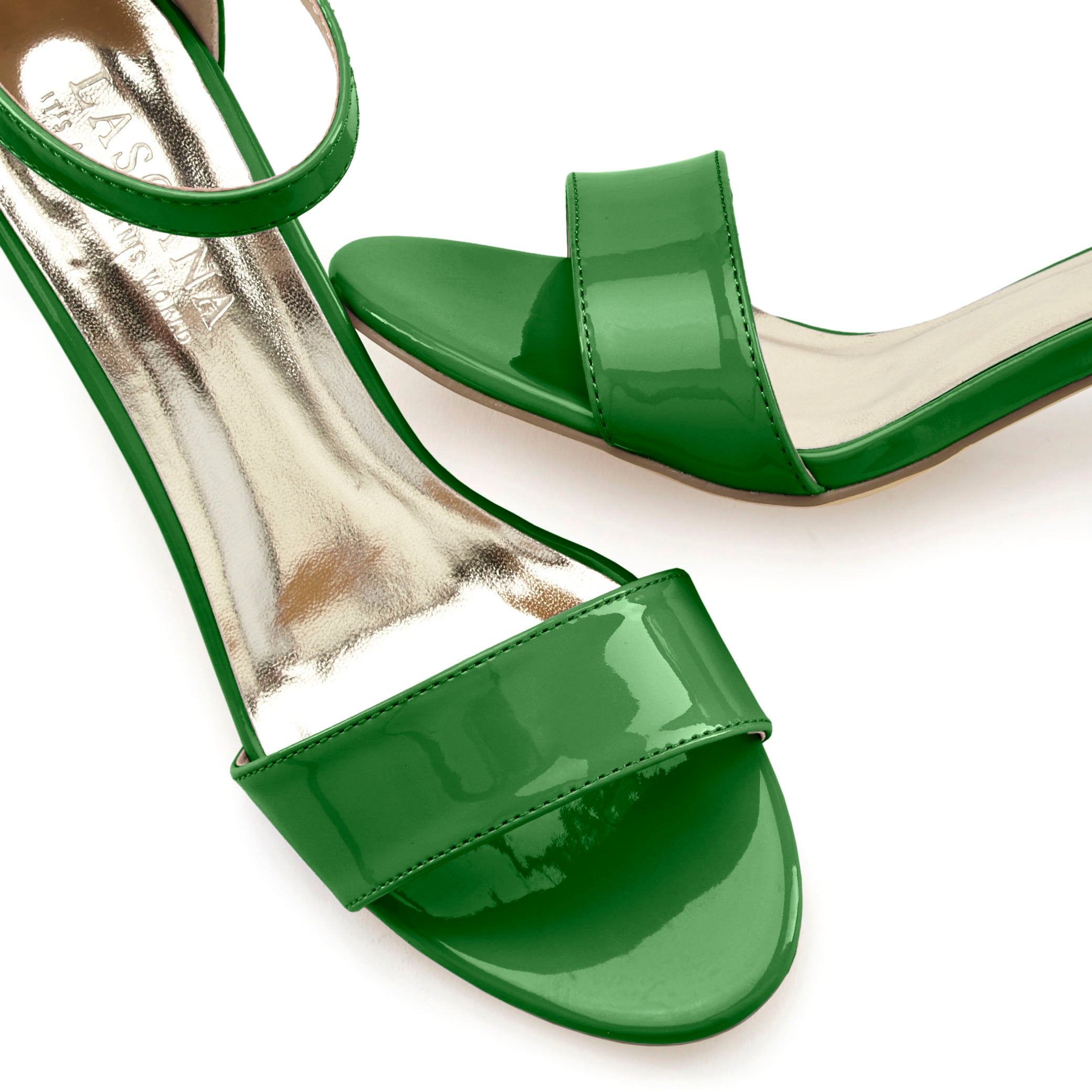 LASCANA High-Heel-Sandalette »Sommerschuh«, im zeitlosen Design, Riemchensandalette VEGAN