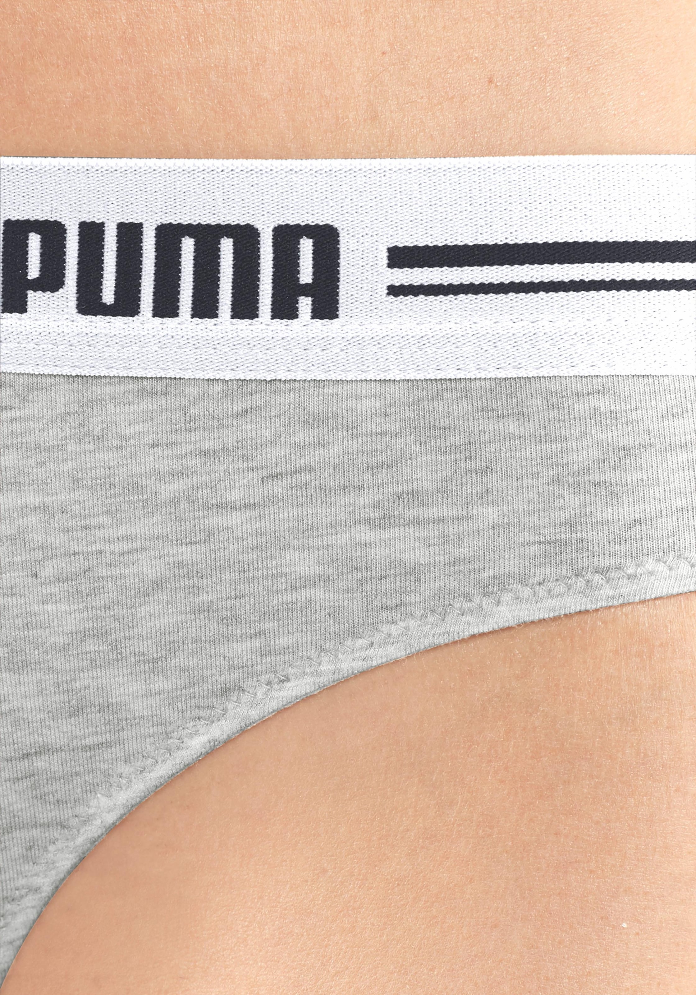 PUMA String »Iconic« Packung, 2er-Pack,  mit weichem Logobündchen