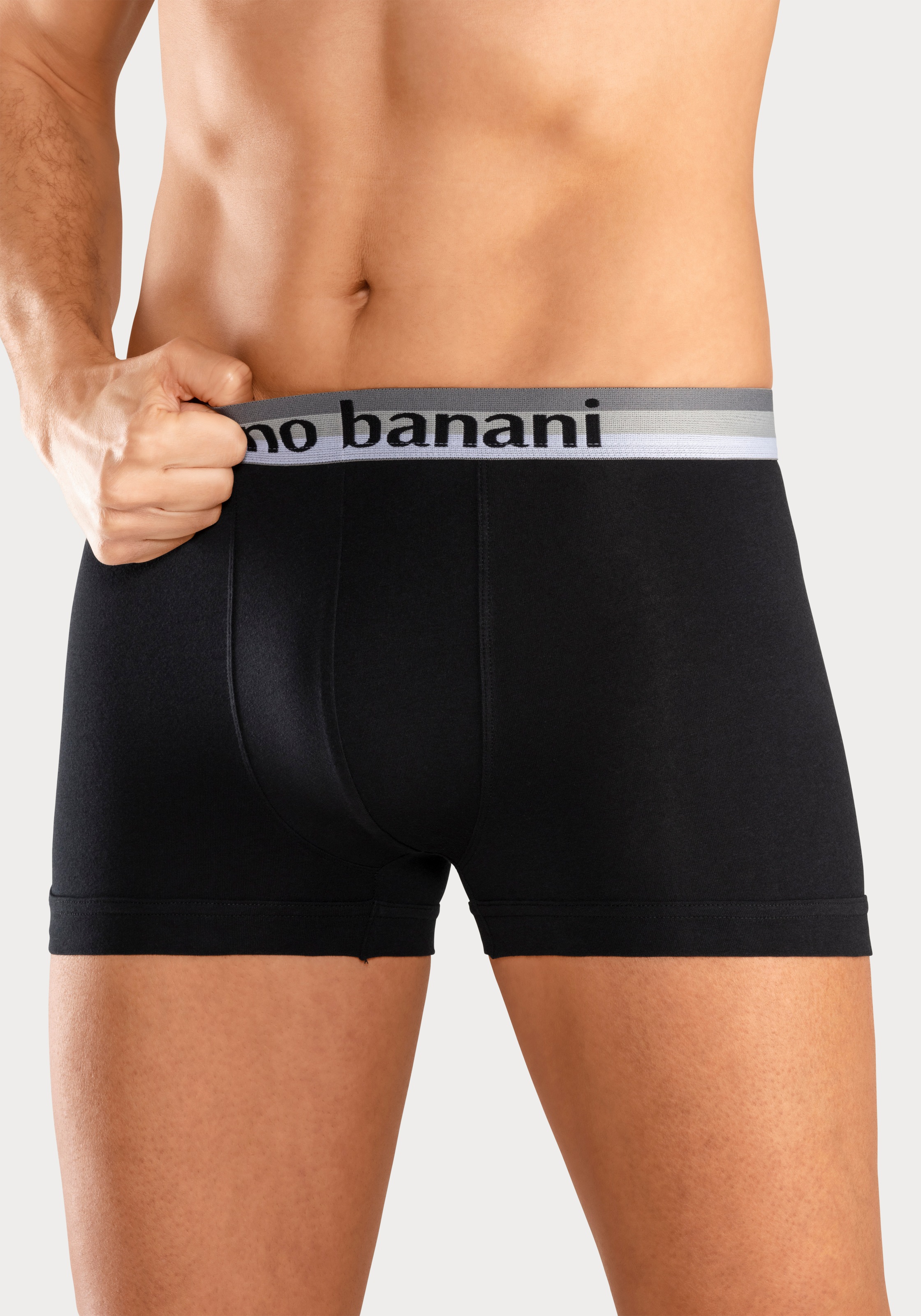 Bruno Banani Boxer »Boxershorts für Herren«, (Packung, 5 St.), mit Streifen Logo Webbund