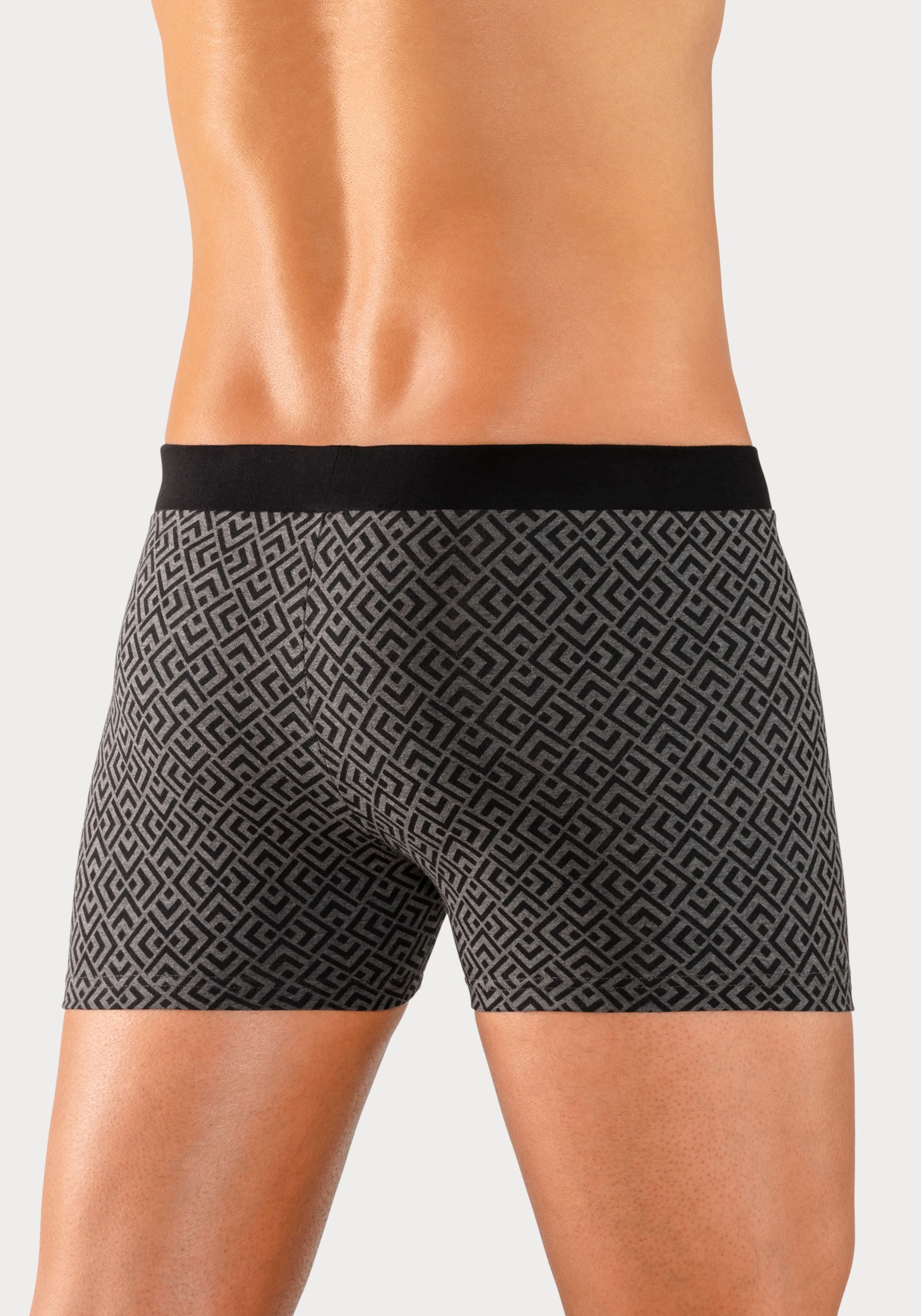 Bruno Banani Boxer »Boxershorts für Herren«, (Packung, 3 St.), 1x mit modischem Druck