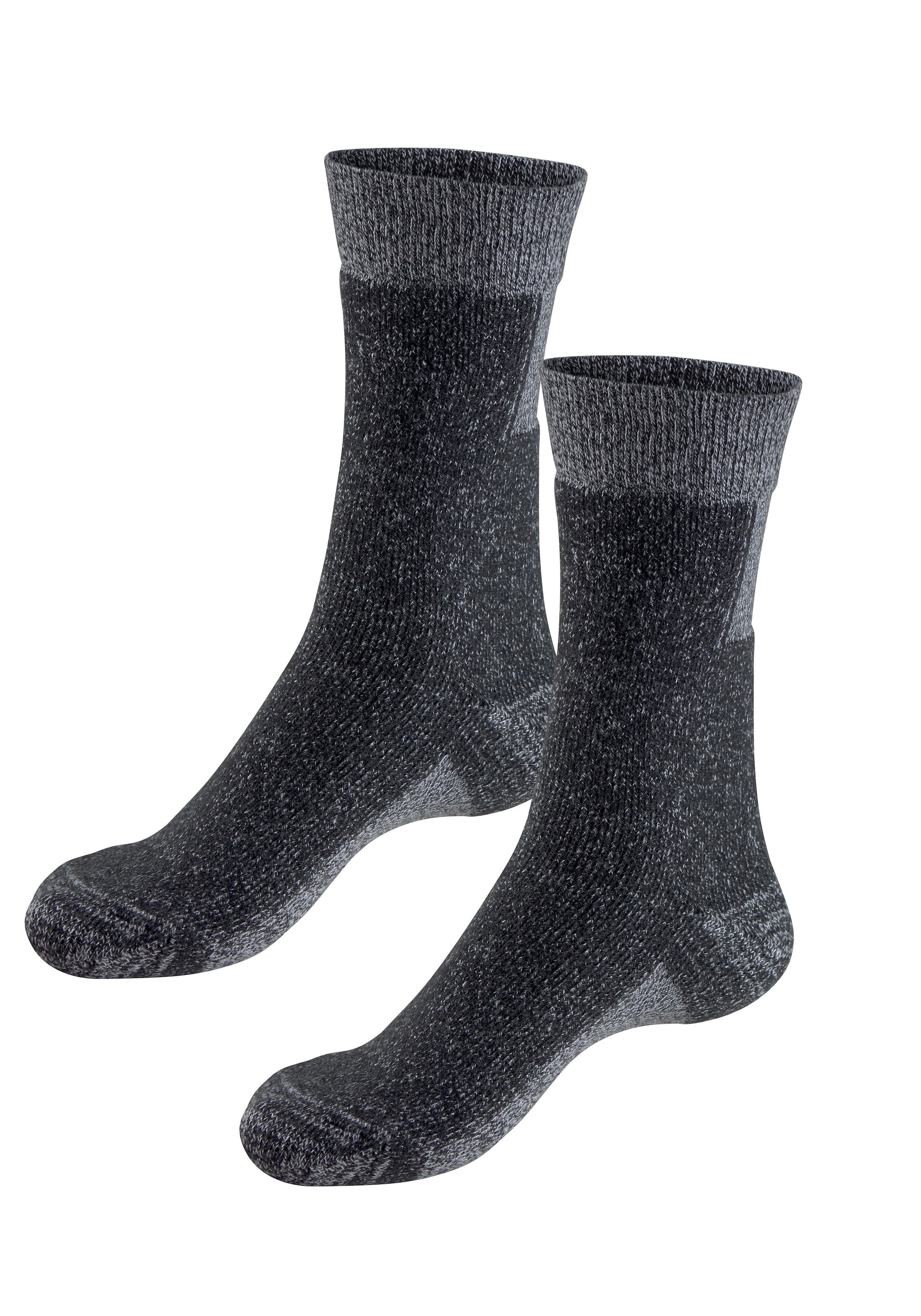 H.I.S Wandersocken, (Packung, 2 Paar), mit extra Stützfunktion und Polsterung