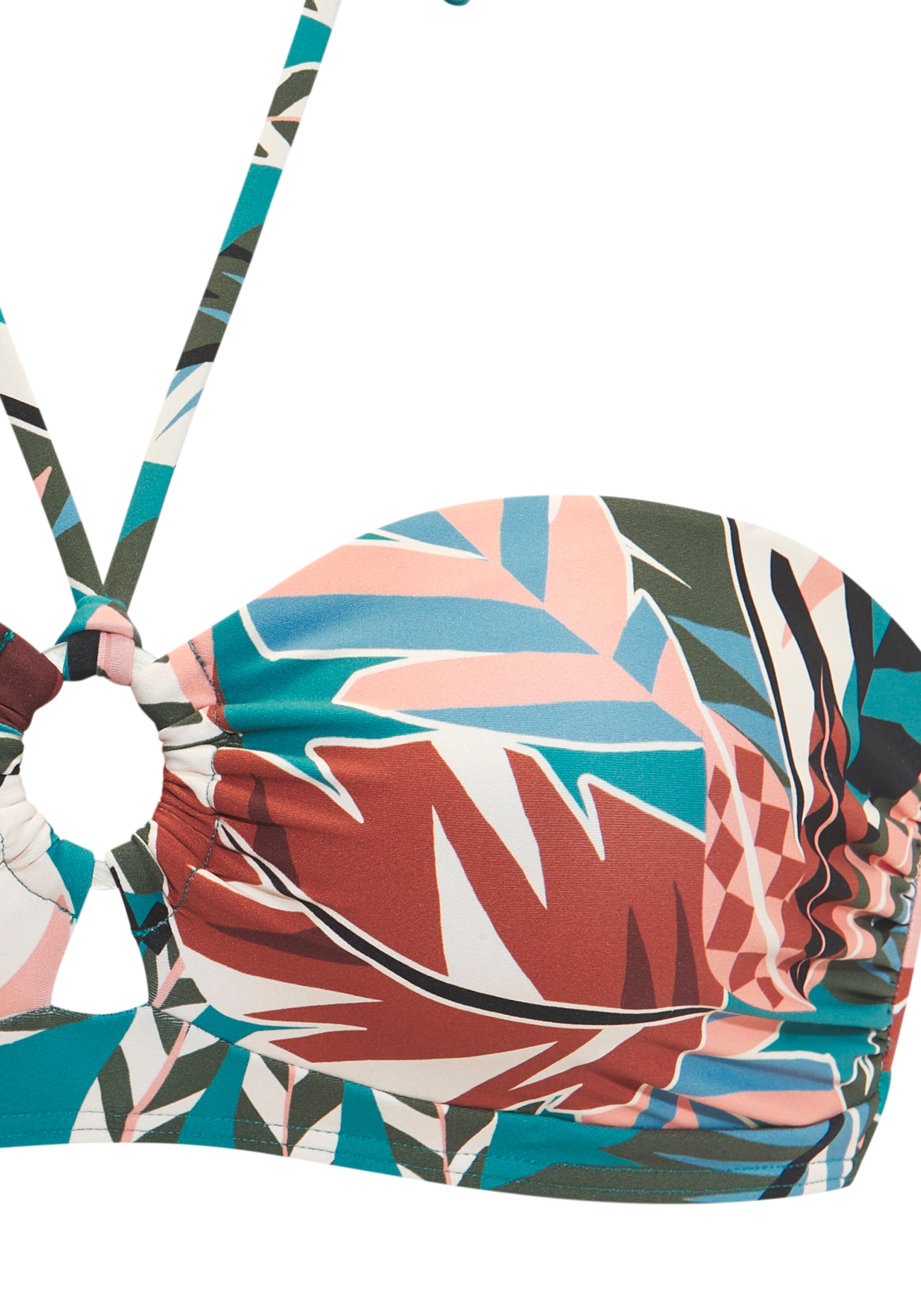 Buffalo Bandeau-Bikini-Top »Moana« mit modernem Allover-Print