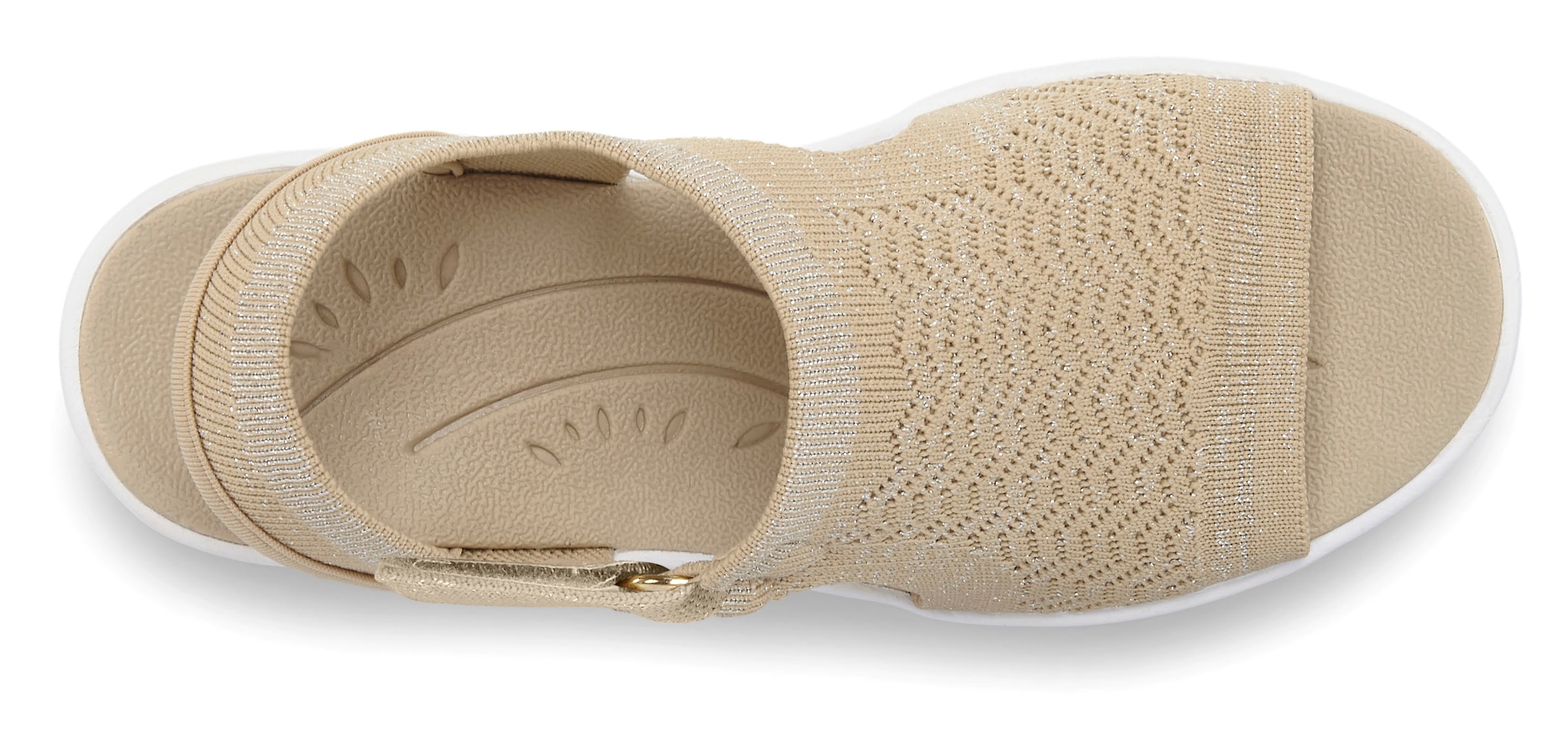 Vivance Sandalette »Sandale, Sommerschuh, offener Schuh«  mit Keilabsatz und Klettverschluss VEGAN