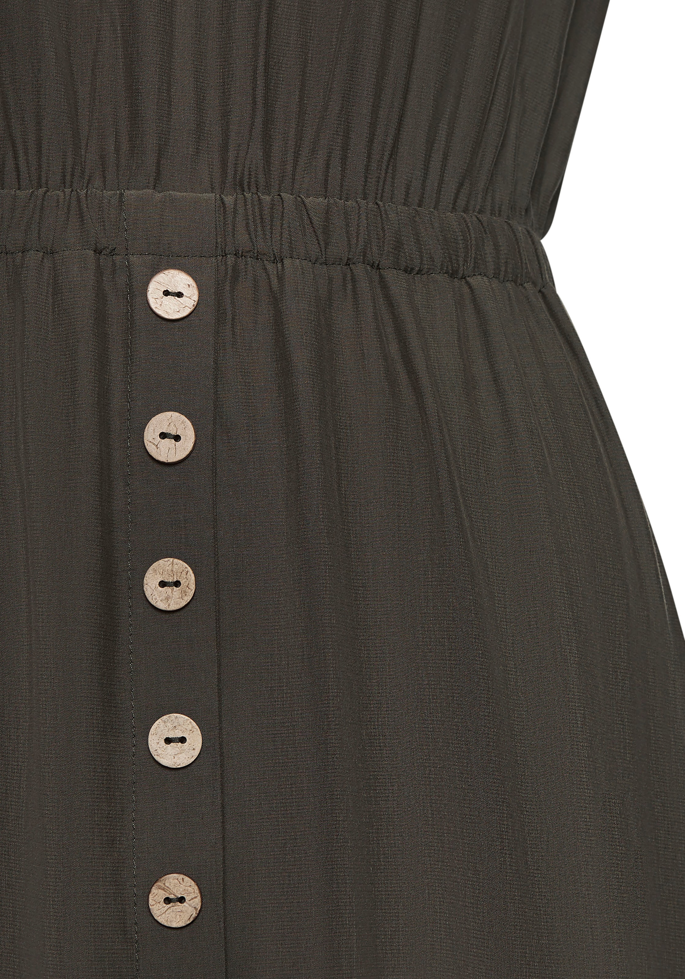 LASCANA Maxikleid, mit Zierknöpfen, Sommerkleid, modisch
