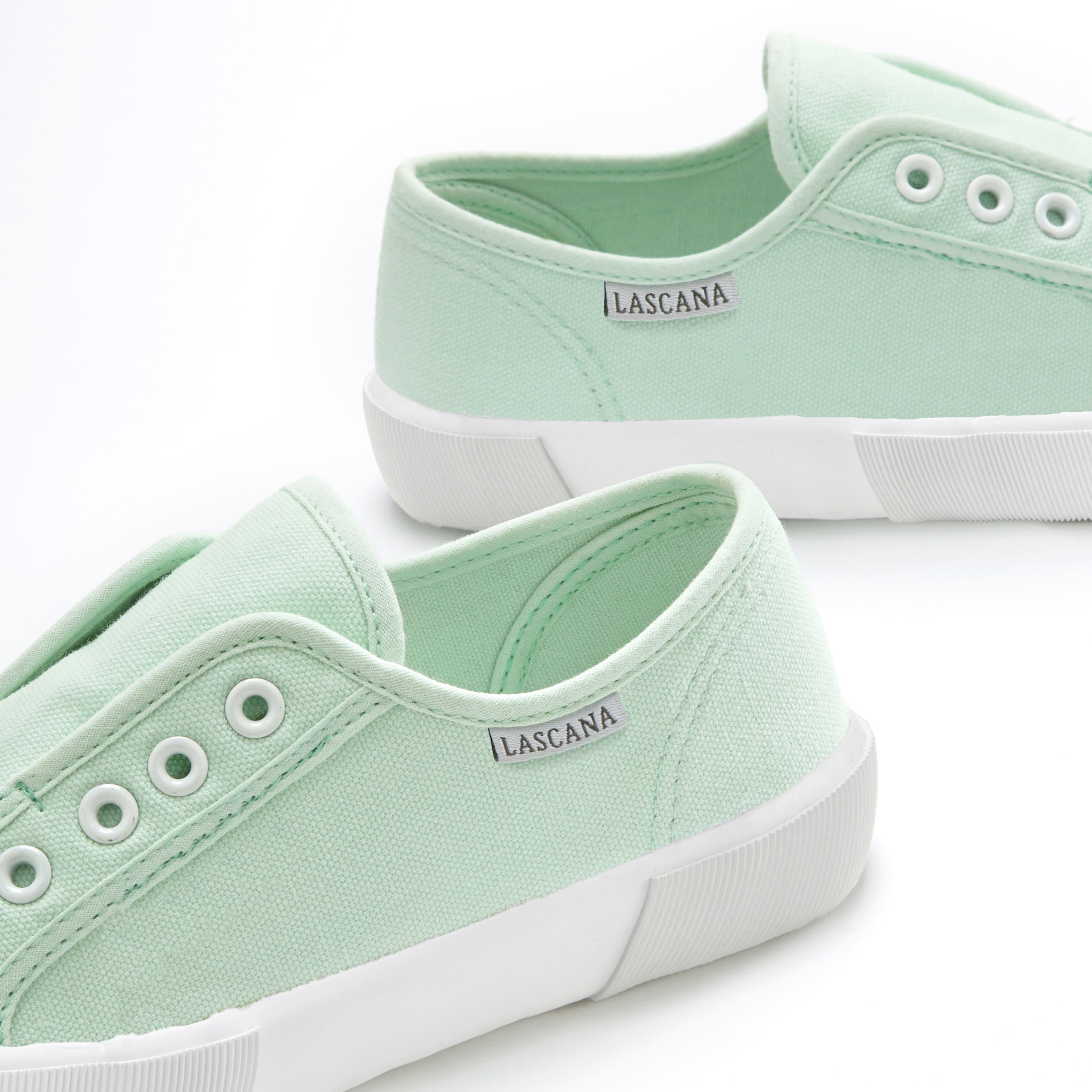 LASCANA Sneaker, Slipper, Halbschuh bequem zum Reinschlüpfen VEGAN