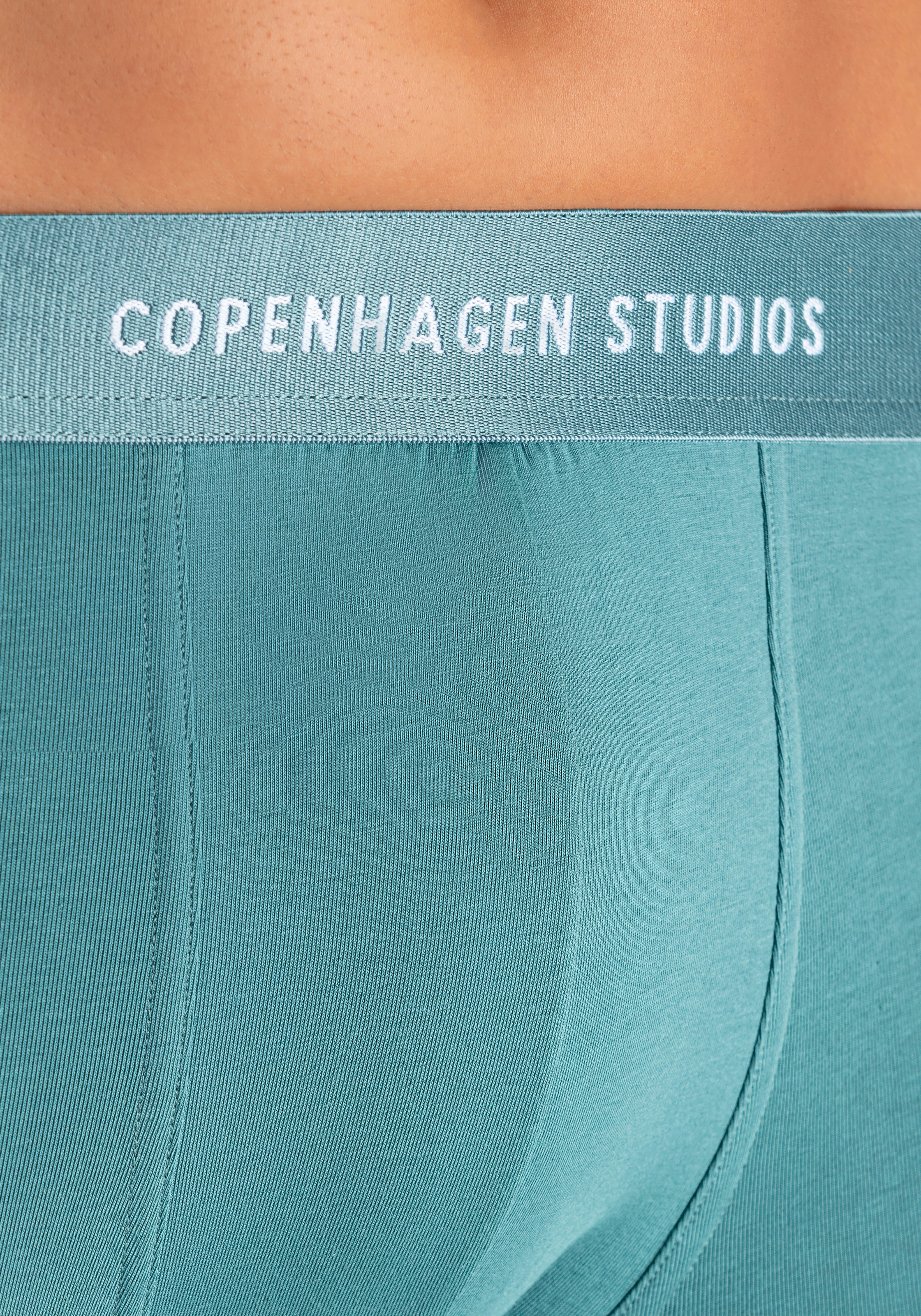 Copenhagen Studios Boxer »Boxershorts für Herren«, (3 St.), mit längerem Bein und Logobund