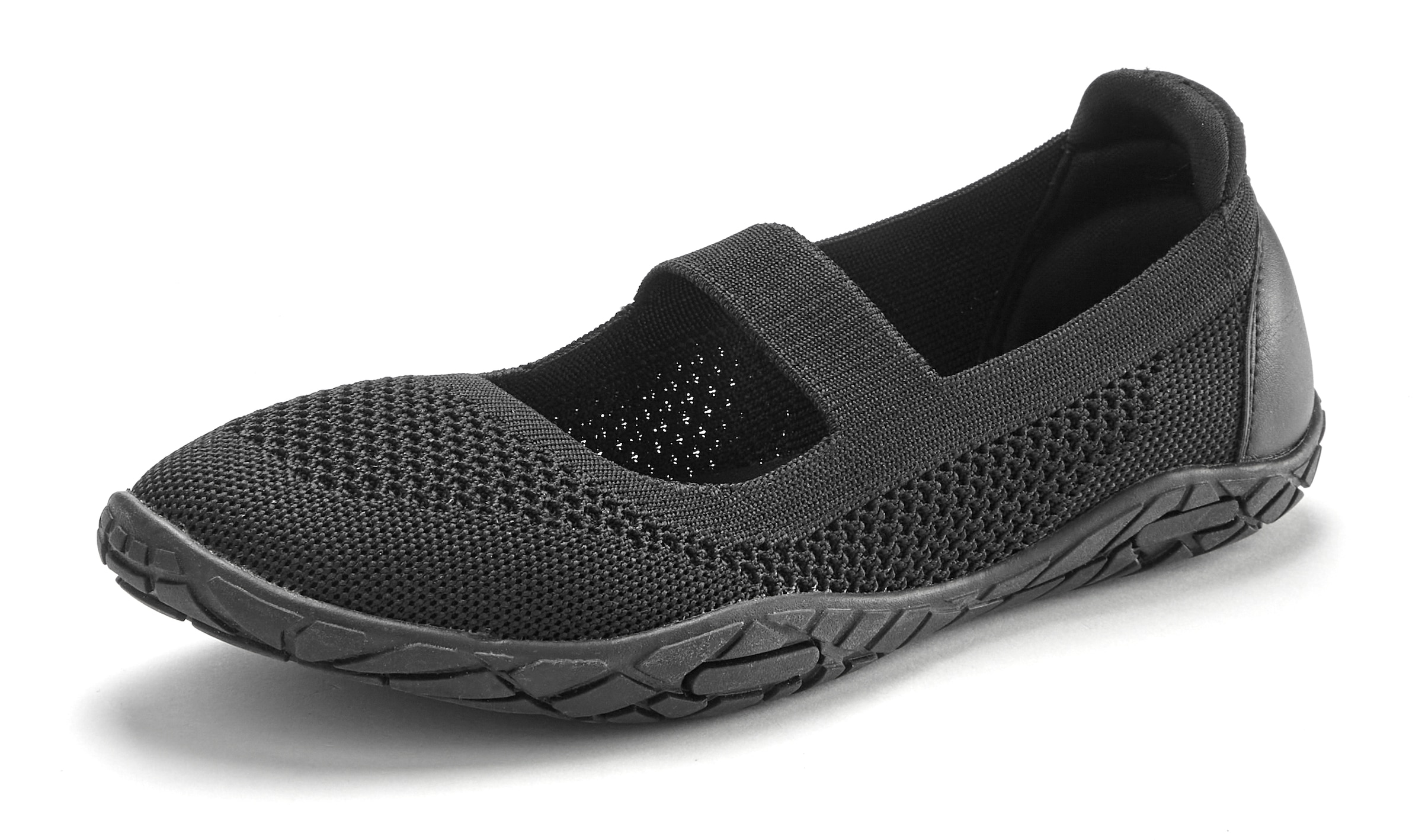 LASCANA Sneaker Ballerinas, Freizeitschuh, Slipper, Halbschuh, superleicht VEGAN