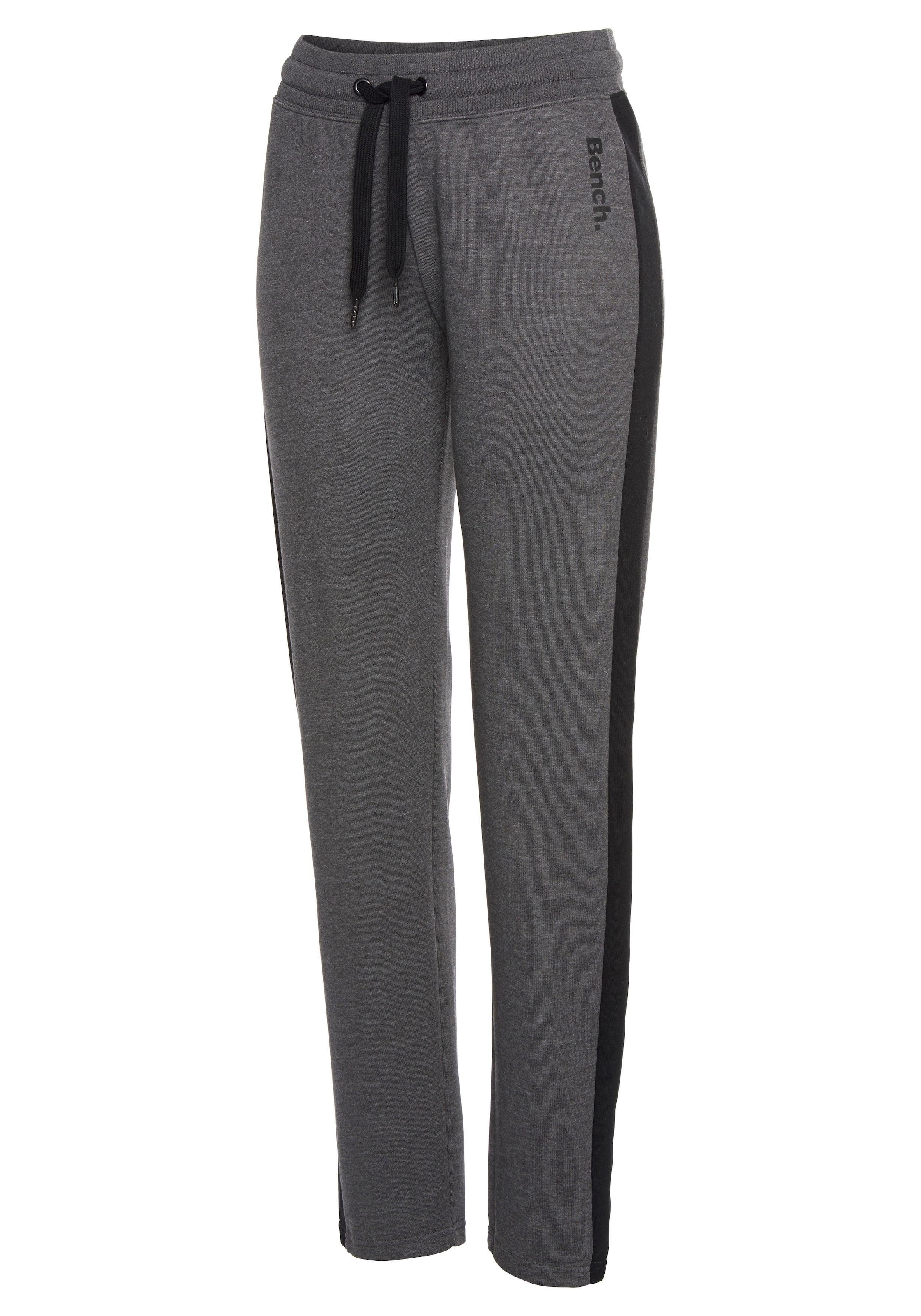 Bench. Loungewear Loungehose, mit Seitenstreifen und geradem Bein, Loungeanzug