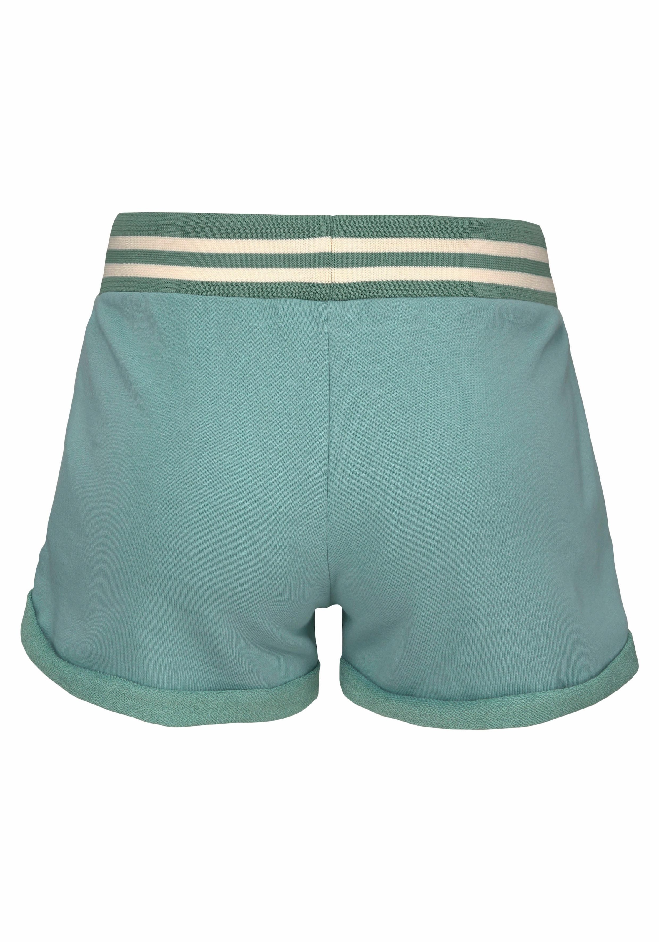 Bench. Relaxshorts, mit gestreiftem Bund, Loungewear, Loungeanzug