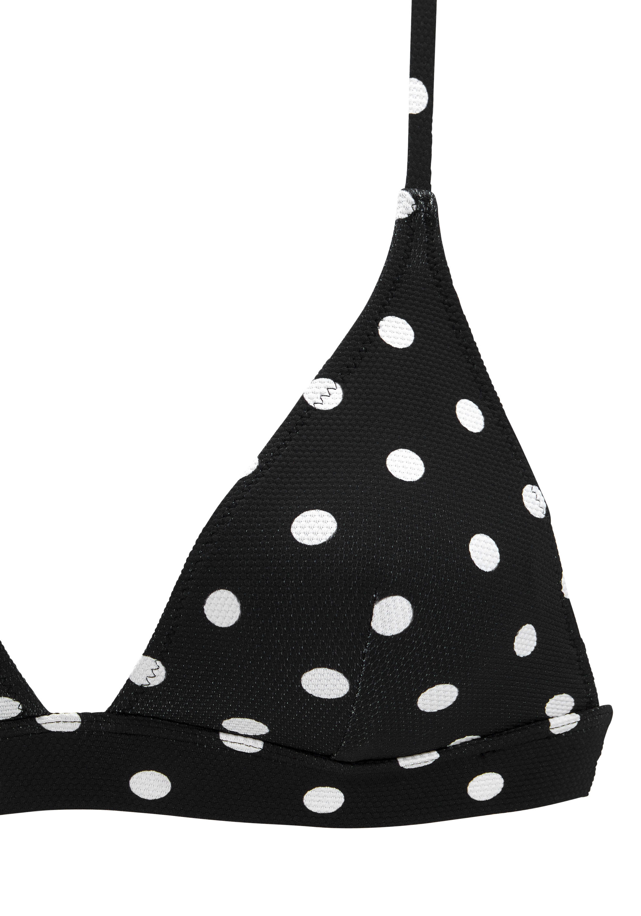 LASCANA Triangel-Bikini-Top »Powder«, aus Piqué-Strukturware