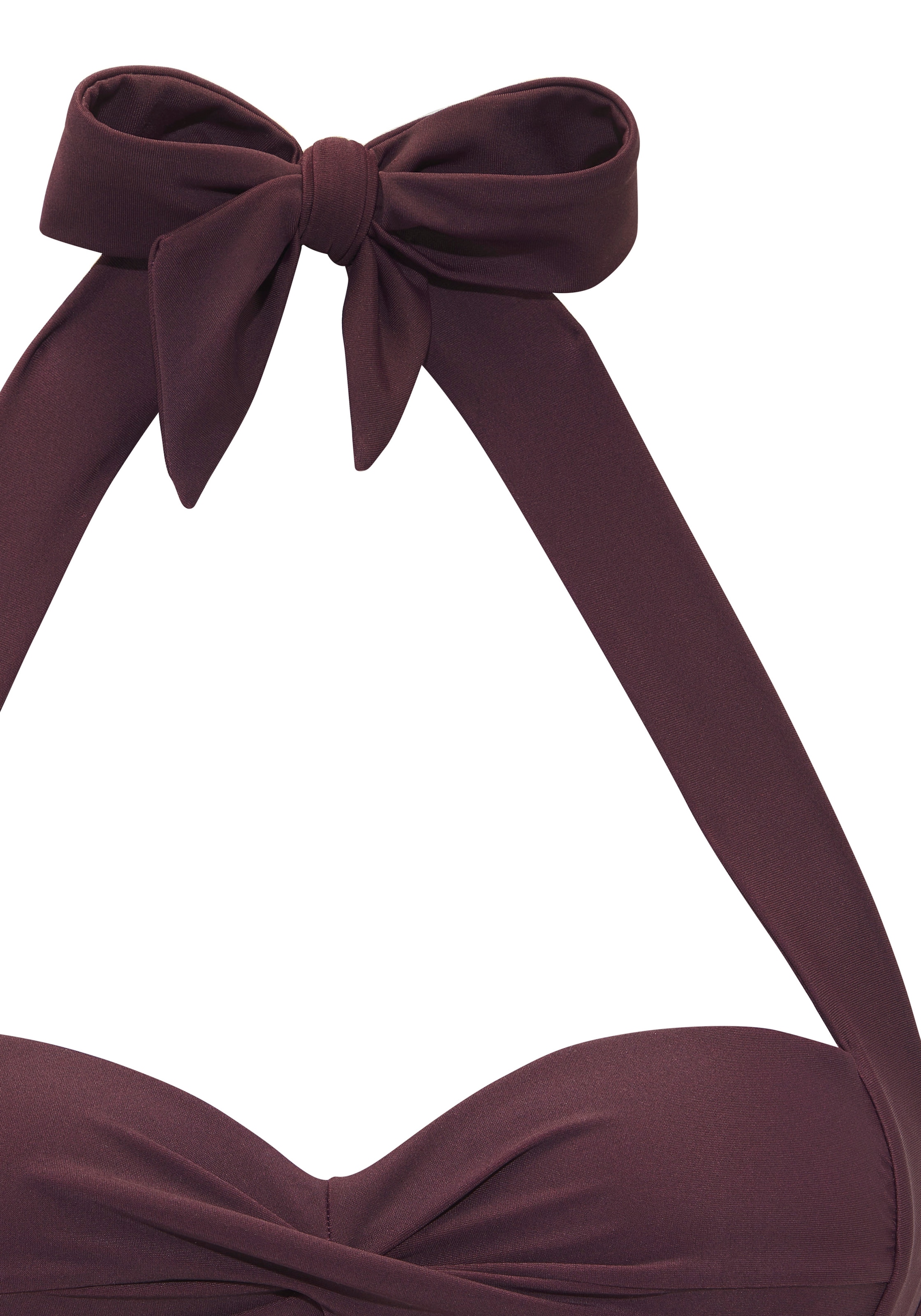 LASCANA Bügel-Bandeau-Bikini-Top »Lolo« in getwisteter Optik