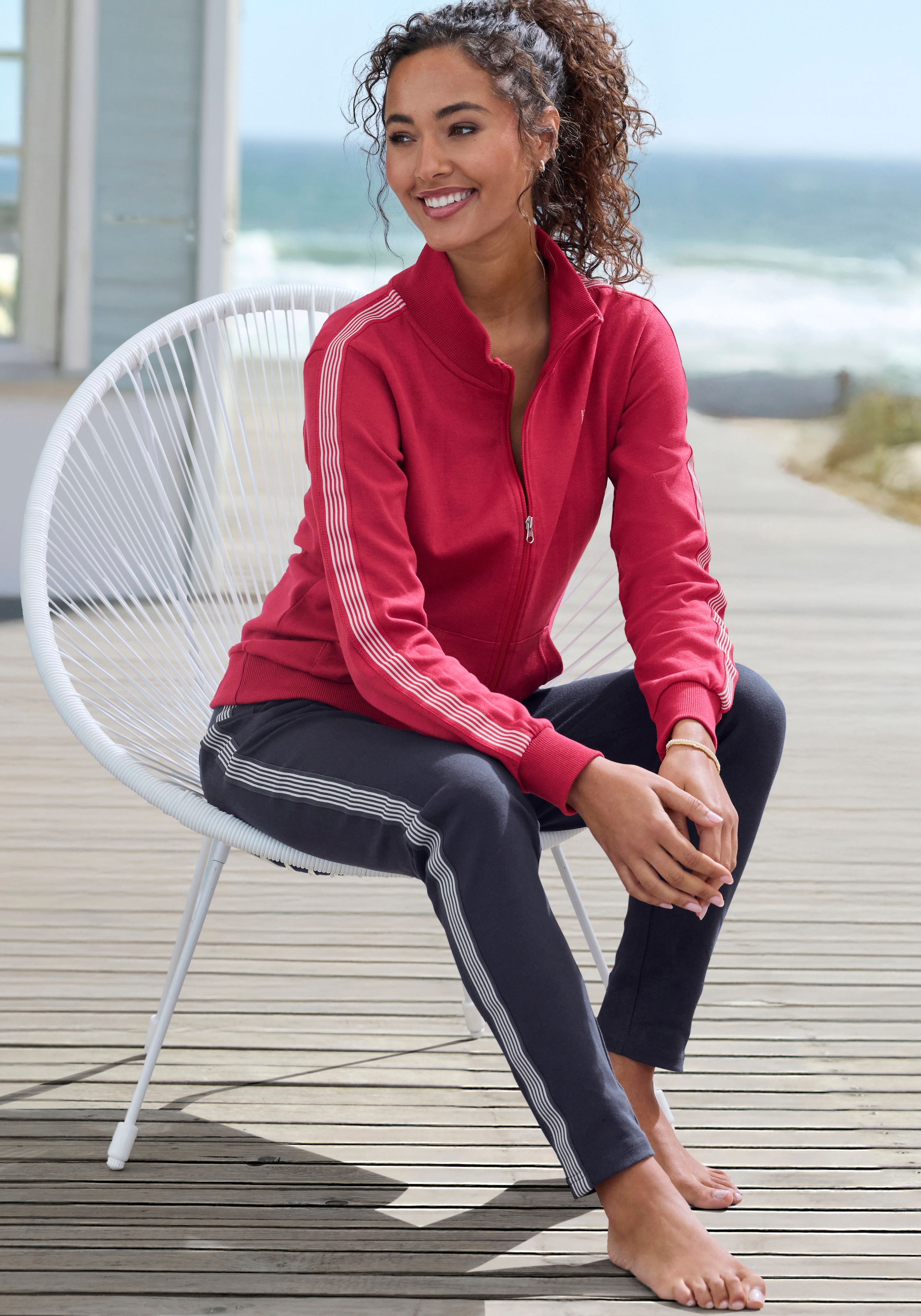 H.I.S Sweathose  mit seitlichen Streifen, Loungewear