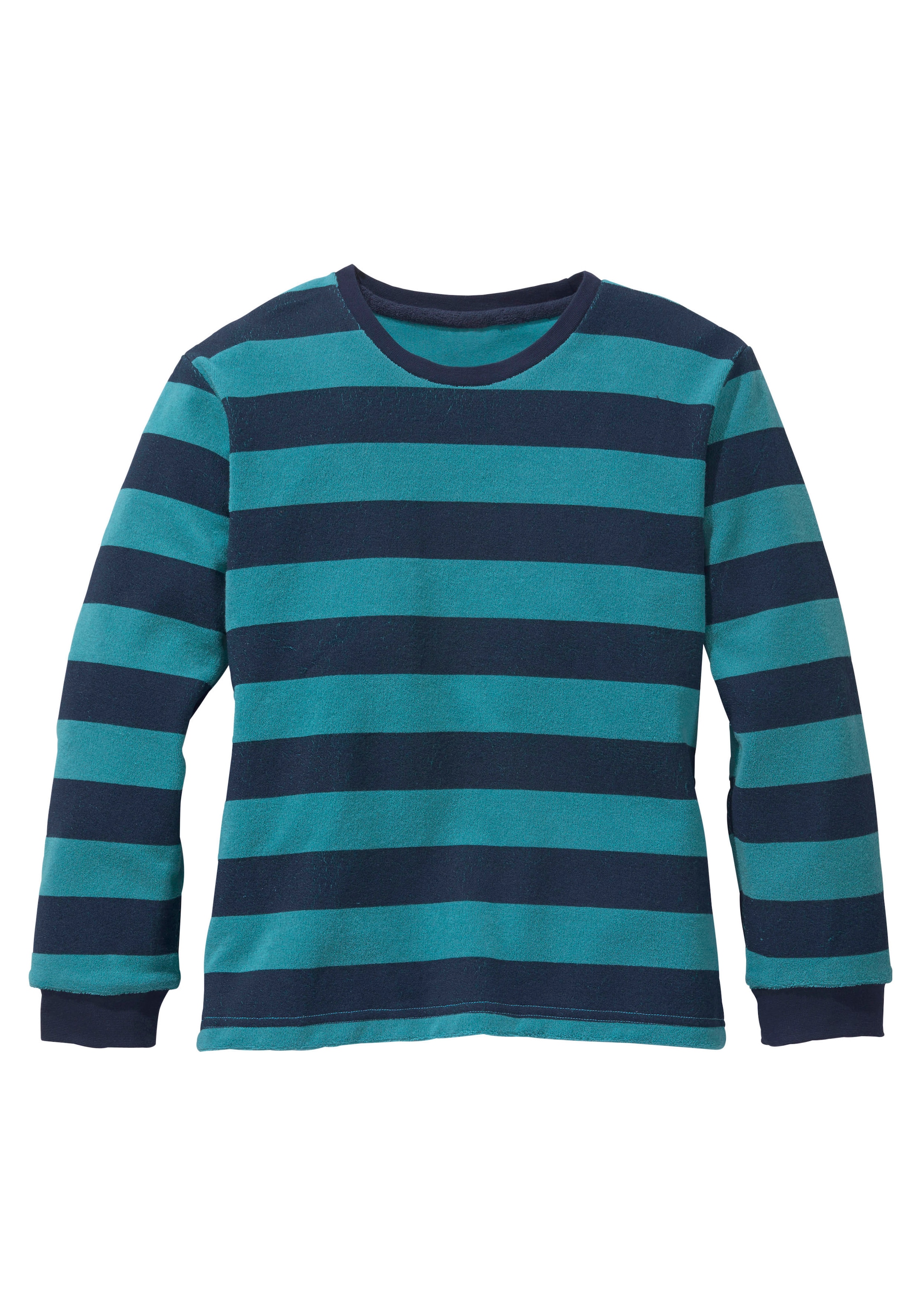 AUTHENTIC LE JOGGER Pyjama 1 Stück, 2 Stk. tlg., Schlafanzug aus Frottee, mit Bündchen