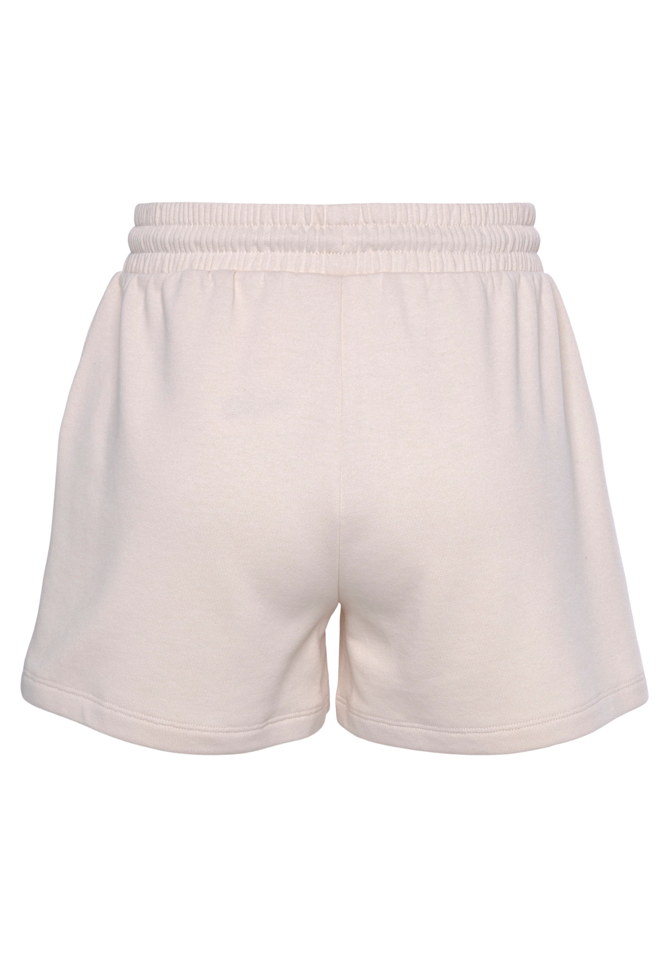 Vivance Sweatshorts, Kurze Hose mit aufgesetzten Taschen und Kontrastkordel, Loungewear