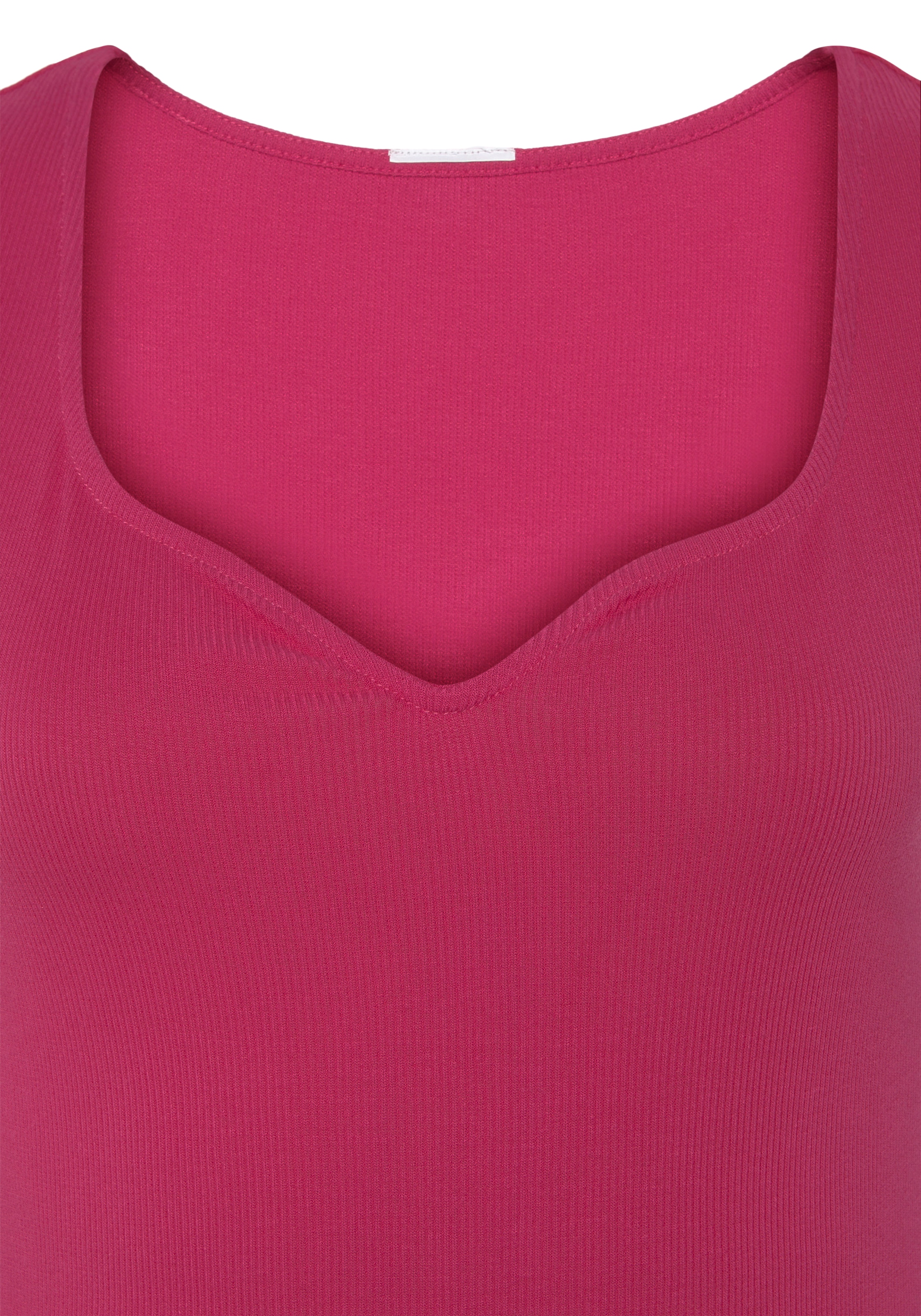 Vivance T-Shirt, mit herzförmigen Dekolleté