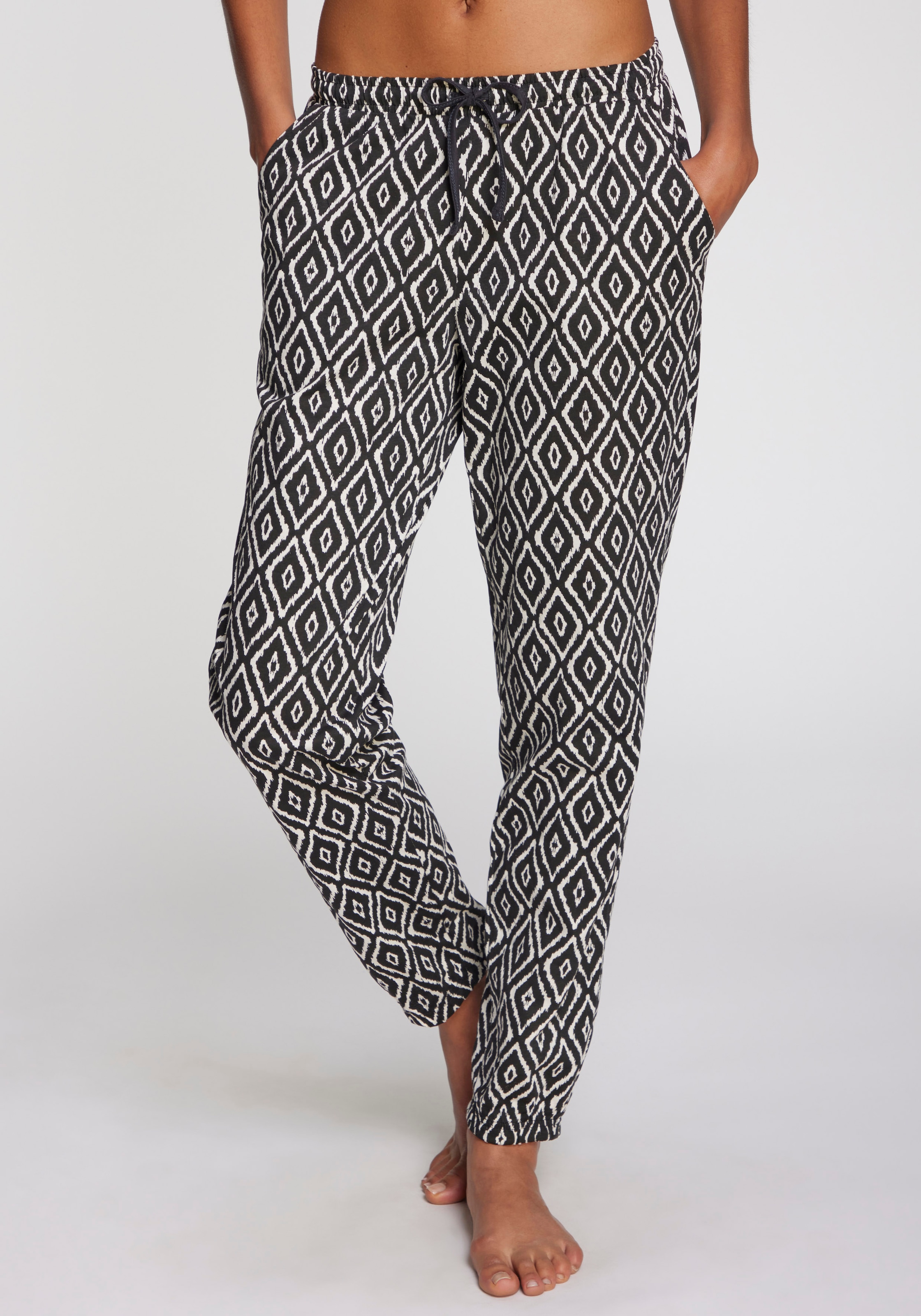 Vivance Dreams Pyjamahose, mit elastischem Hosensaum