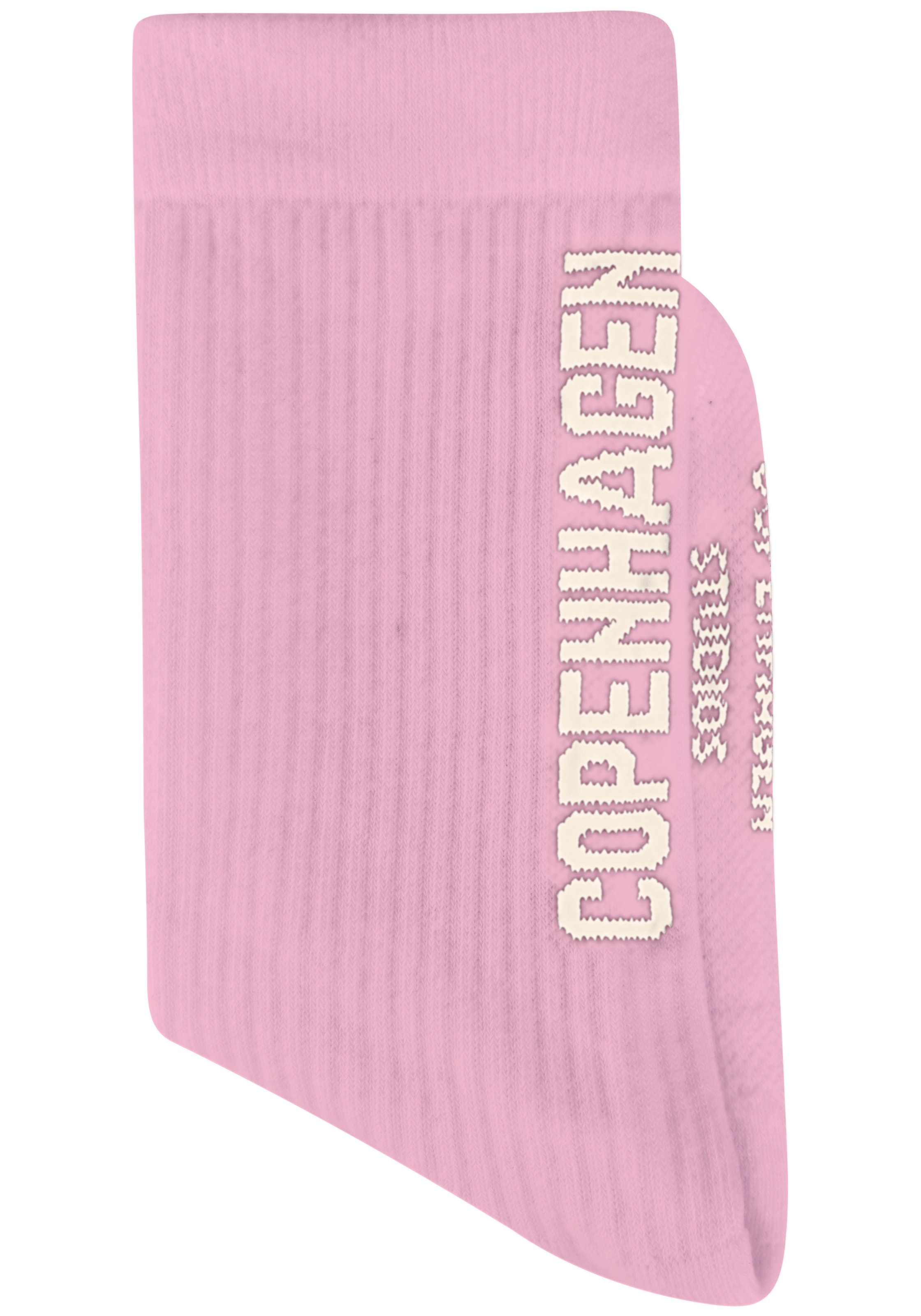 Copenhagen Studios Tennissocken, (Packung, 3 Paar), mit großem Schriftzug