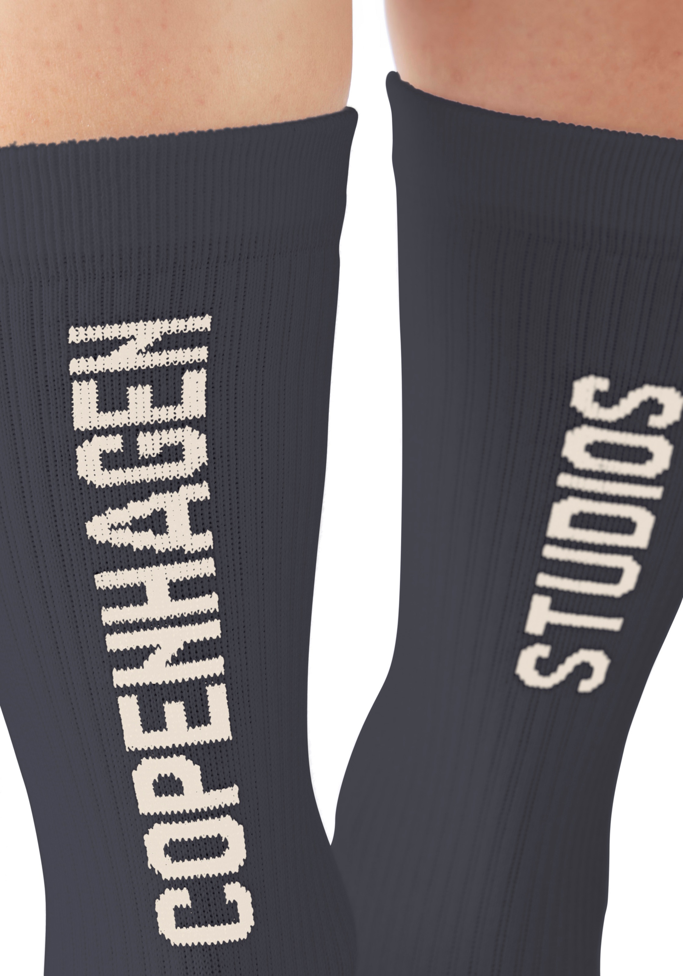 Copenhagen Studios Tennissocken, (Packung, 3 Paar), mit großem Schriftzug
