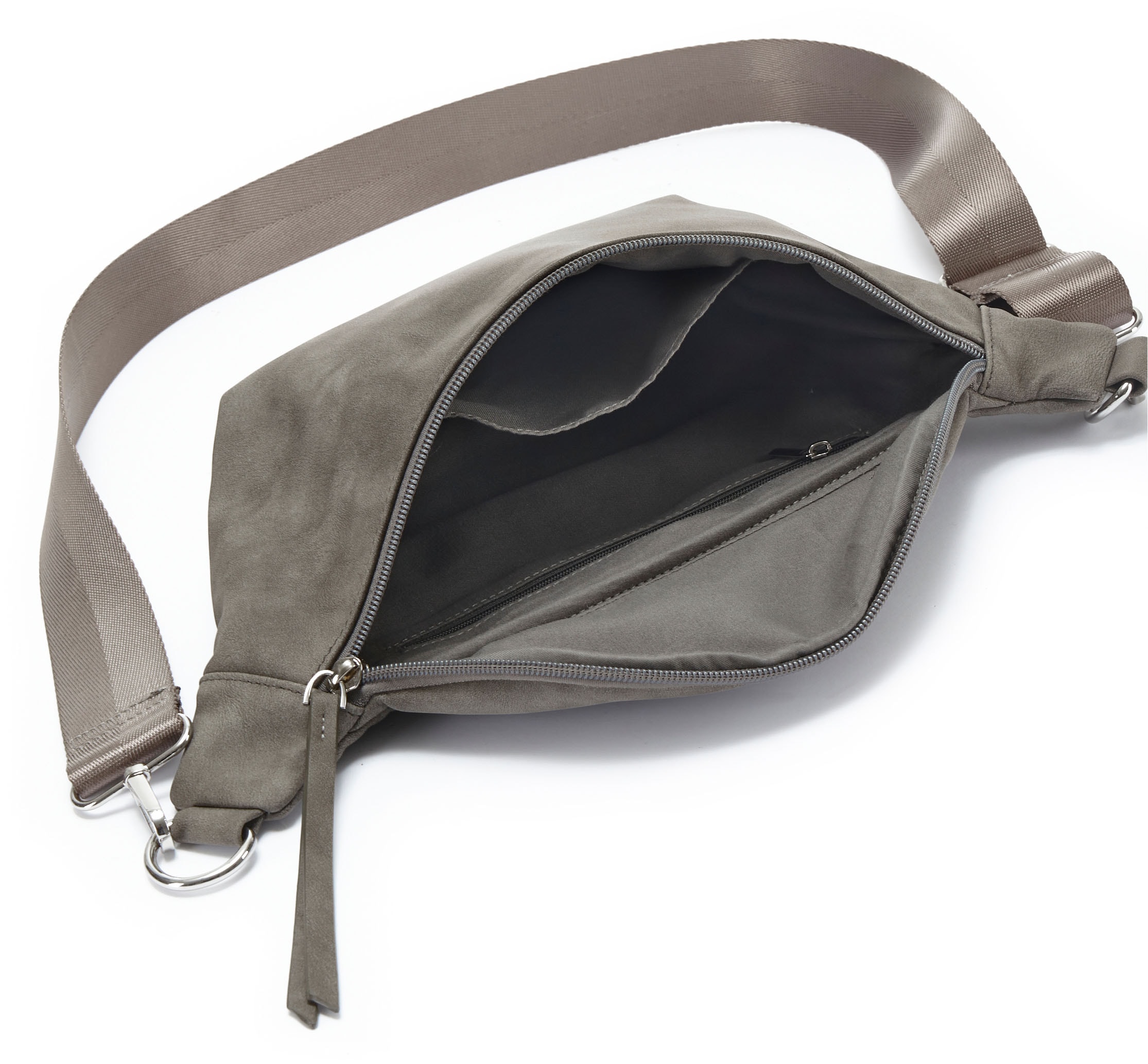 Vivance Bauchtasche »Umhängetasche, Hüfttasche«, Crossbody-Bag, Gürteltasche, austauschbarer Schulterriemen VEGAN
