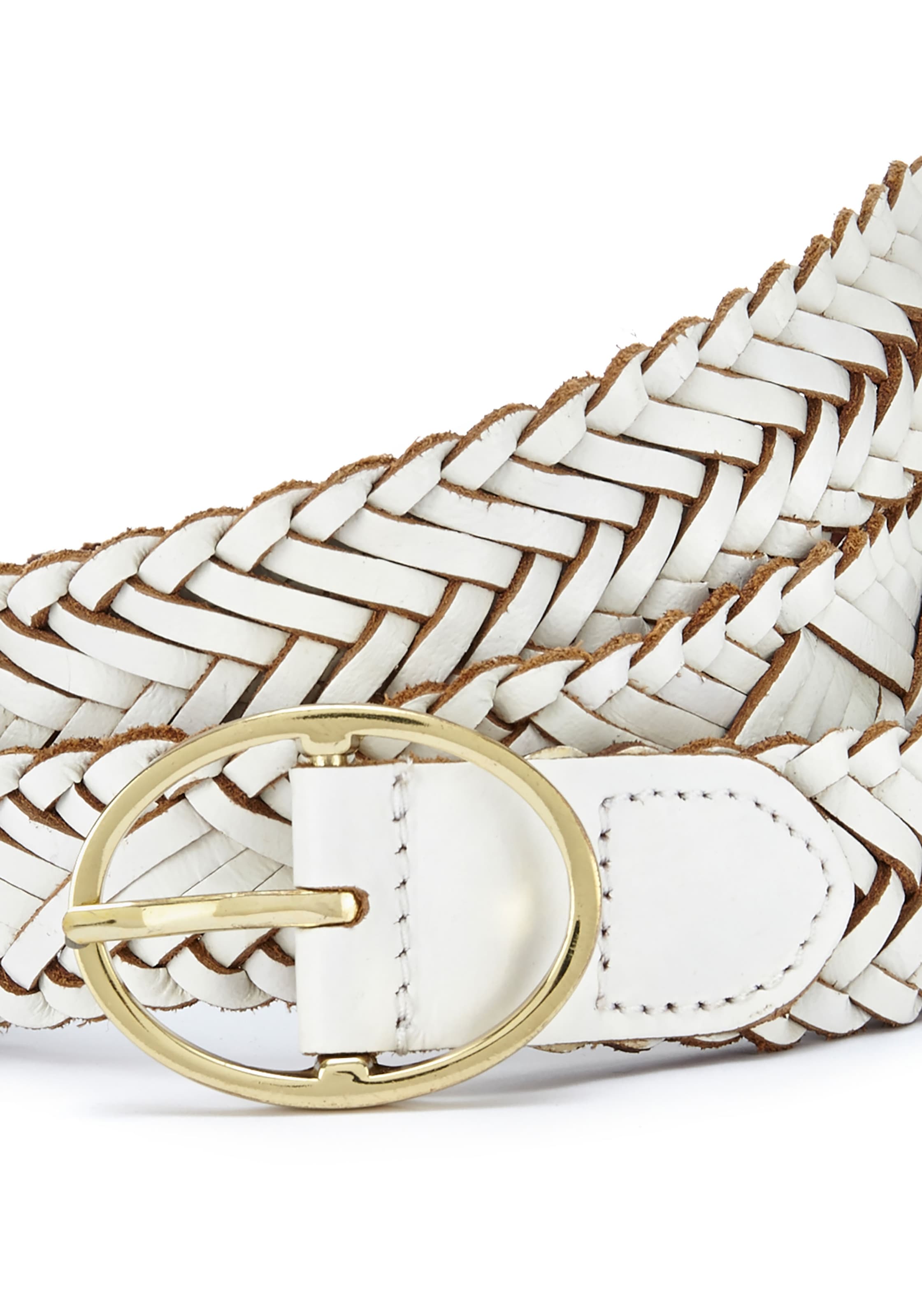 LASCANA Ledergürtel »Hüftgürtel, Flechtgürtel, Anzuggürtel, Hosengürtel, Gürtel« aus Leder für Jeans & Kleider