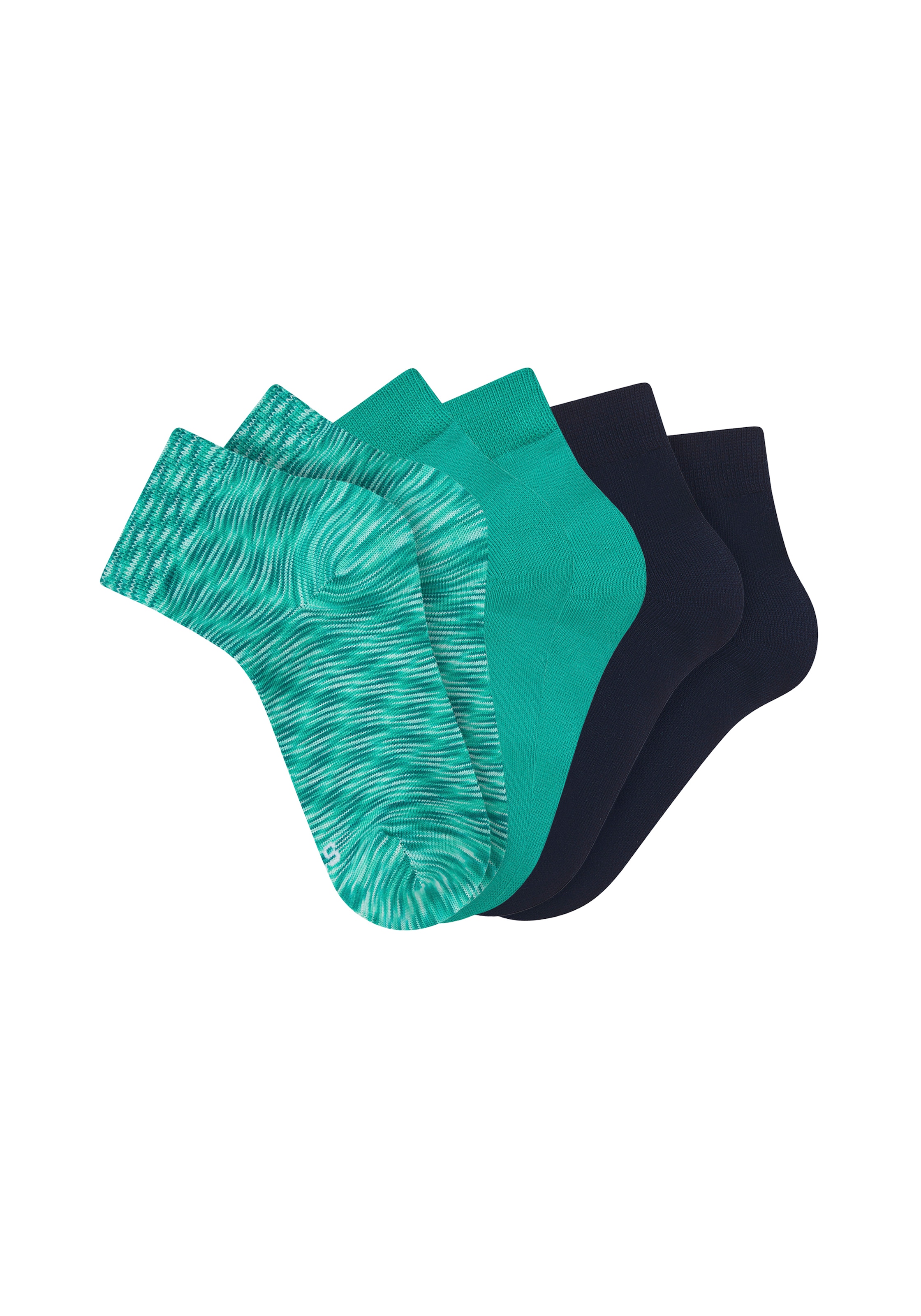 H.I.S Kurzsocken Packung, 6 Paar tlg. unifarben und meliert in einer Packung