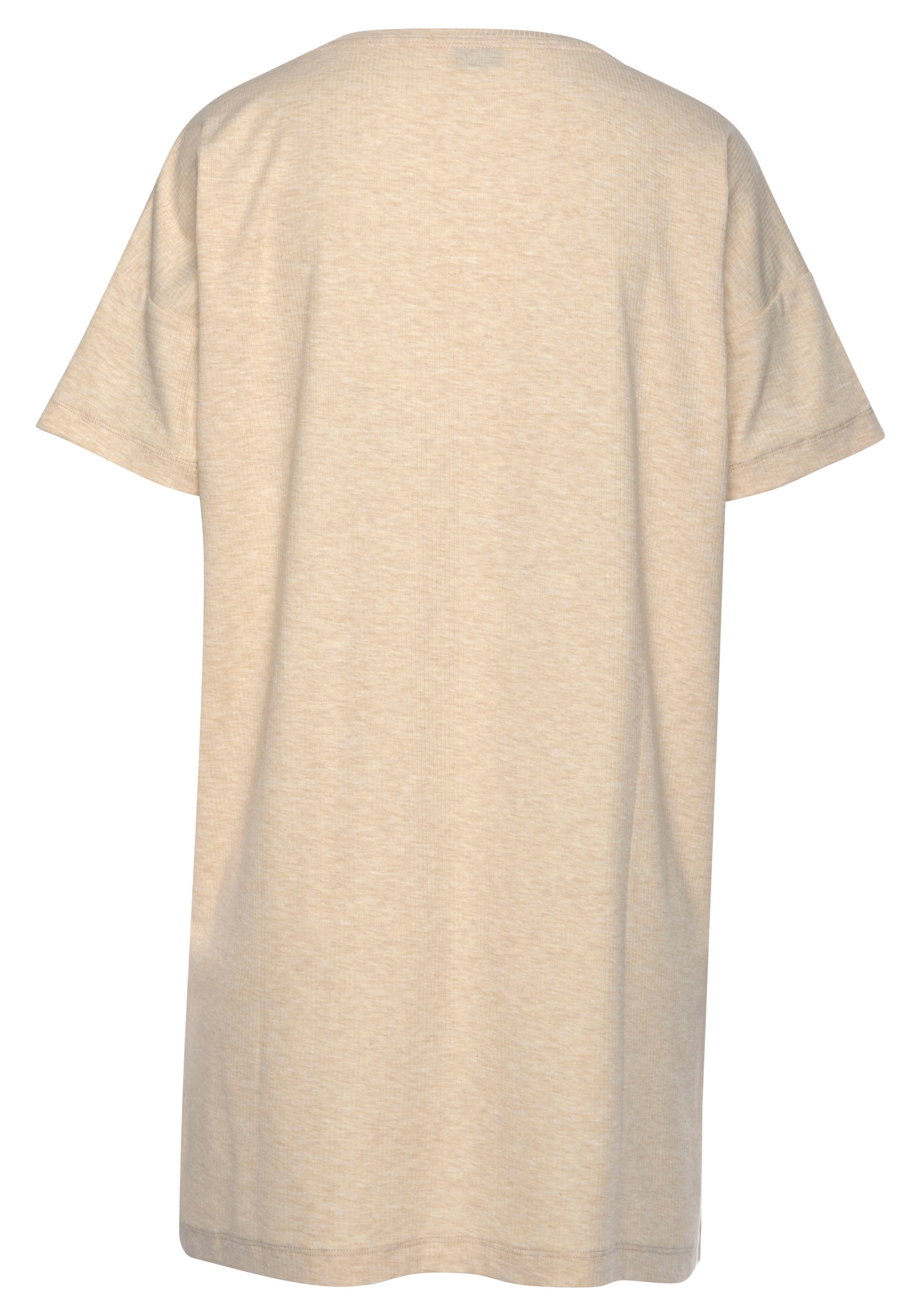 Vivance Dreams Bigshirt, in weicher Ripp-Qualität