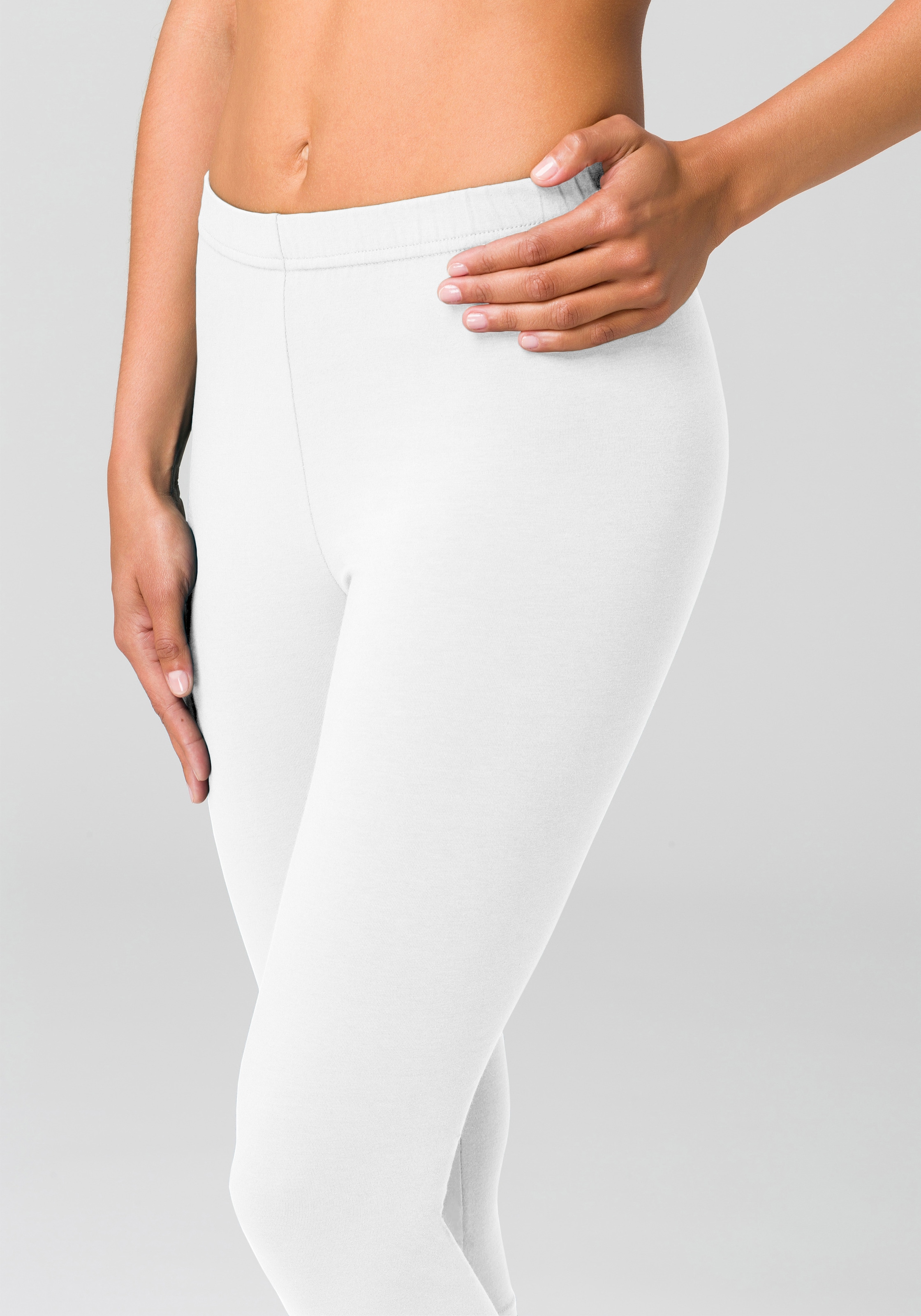 Vivance active Caprileggings, (2er-Pack), mit Gummibund, Loungewear