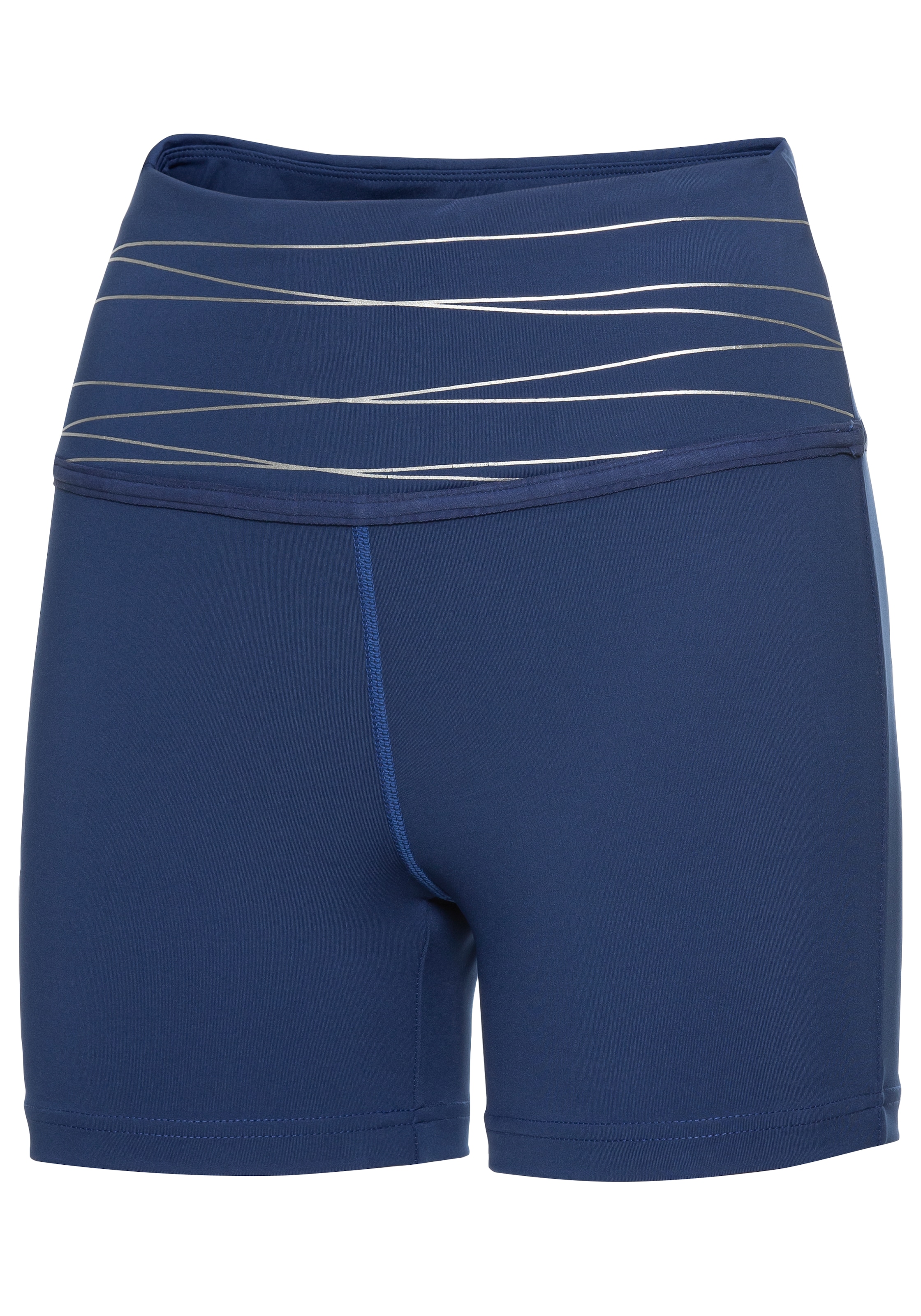 Vivance active Shorts, Sportshorts mit breiten Bündchen und Druck