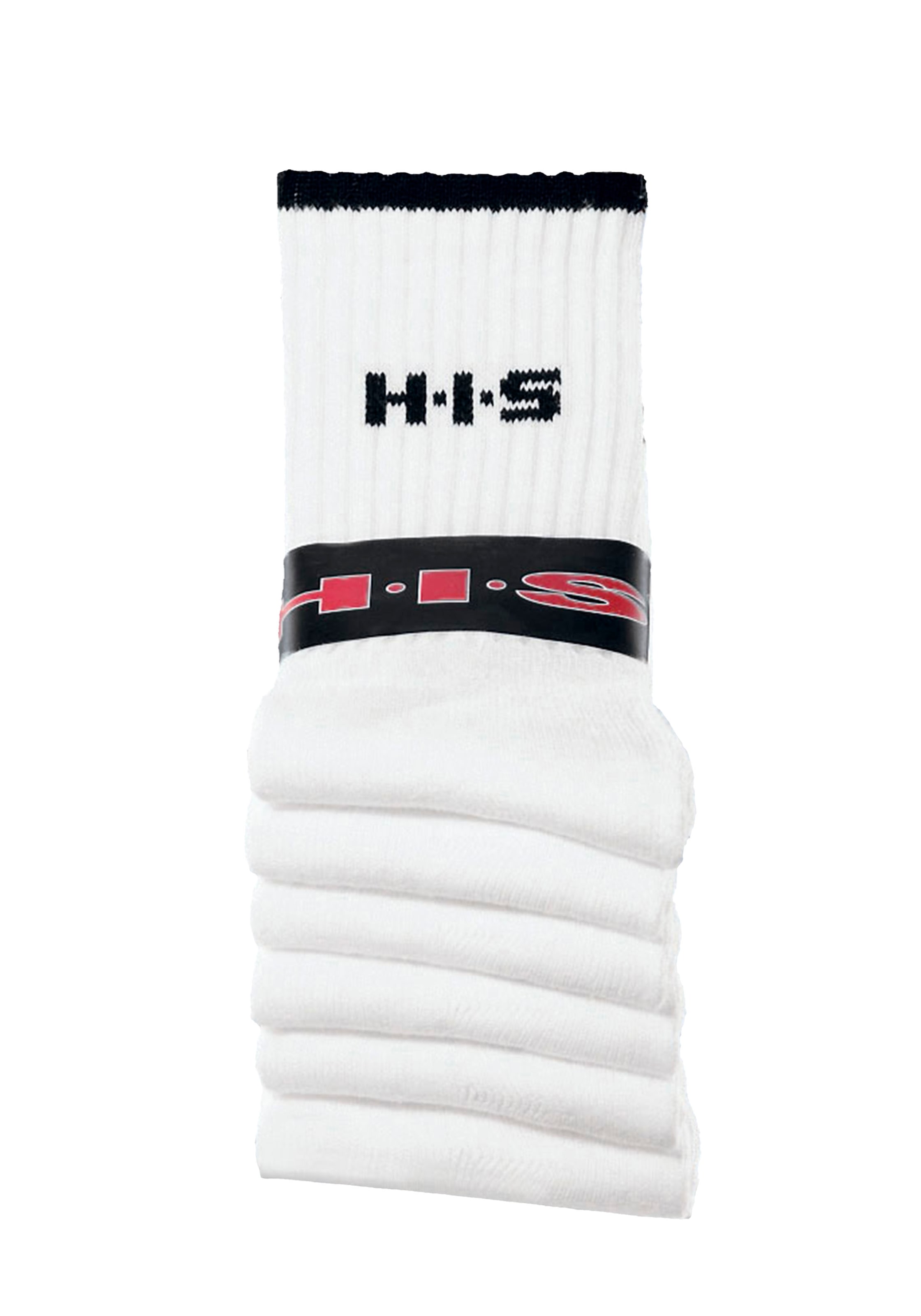 H.I.S Sportsocken Packung, 6 Paar tlg. mit Frottee & verstärkten Belastungszonen
