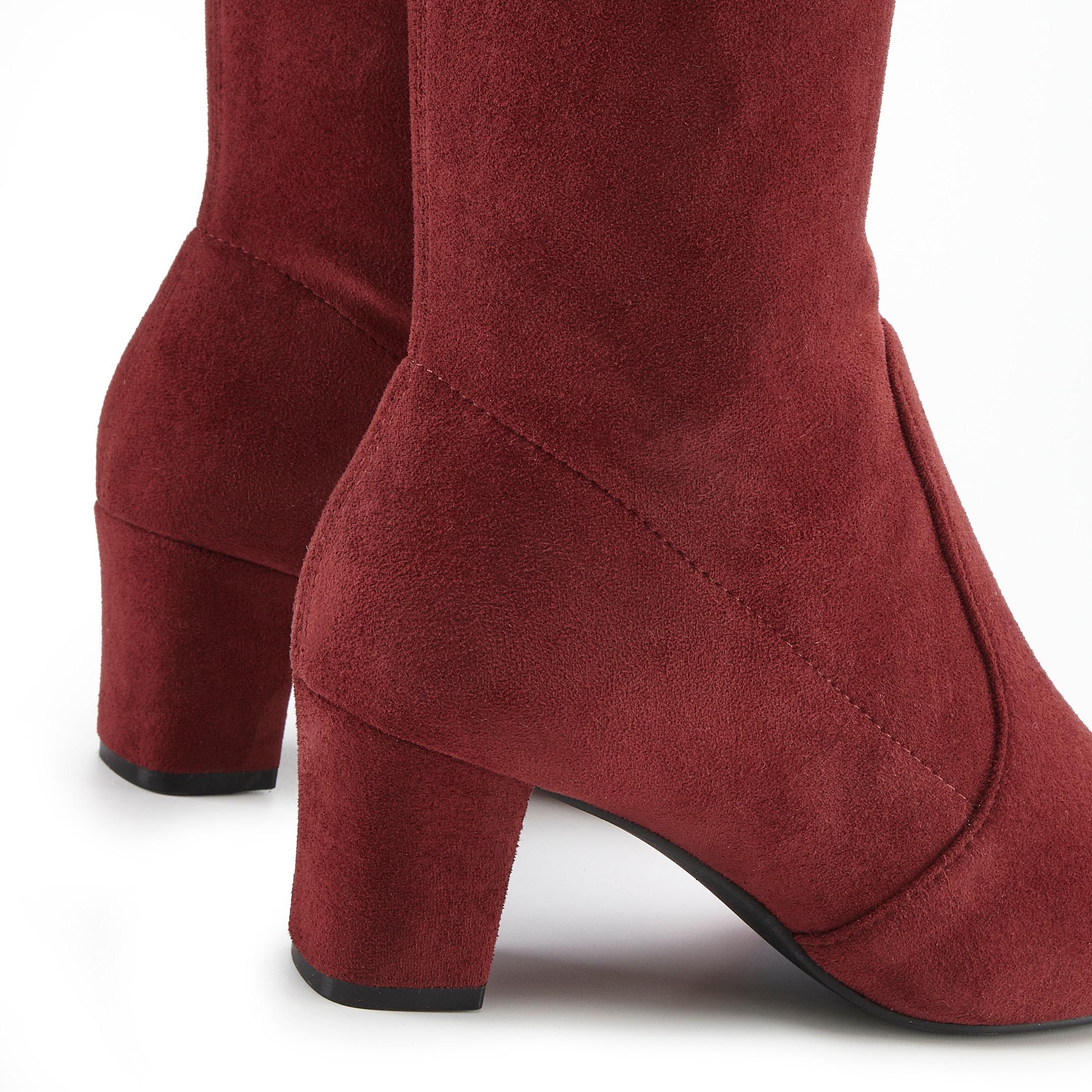 LASCANA Schlupfstiefel  Schlupfboots, Slouchy Boots, Slip-On, Stretch & Blockabsatz