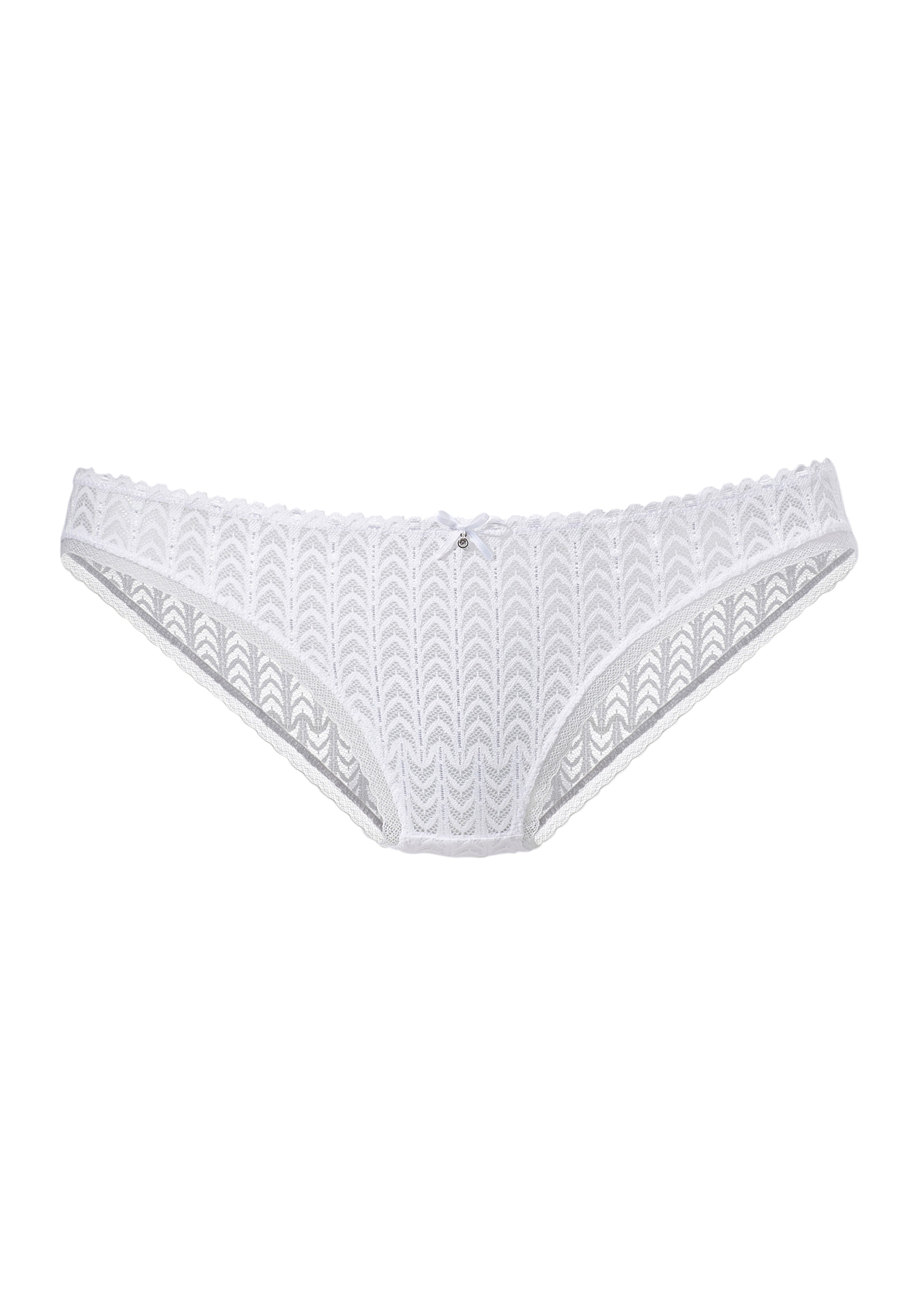 s.Oliver Slip, aus dezent transparenter Spitze in graphischer Optik