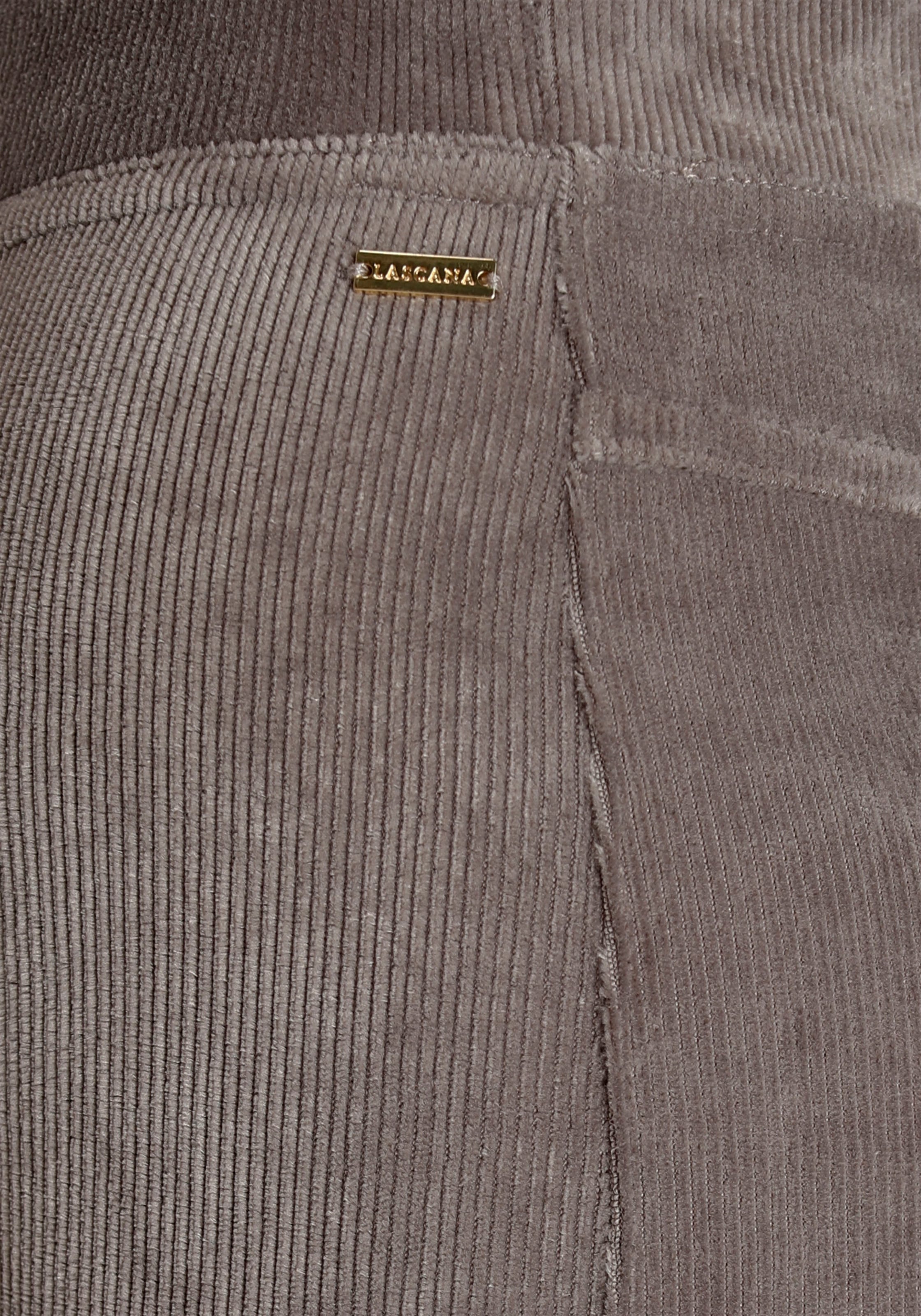 LASCANA Leggings, aus weichem Material in Cord-Optik, Loungewear