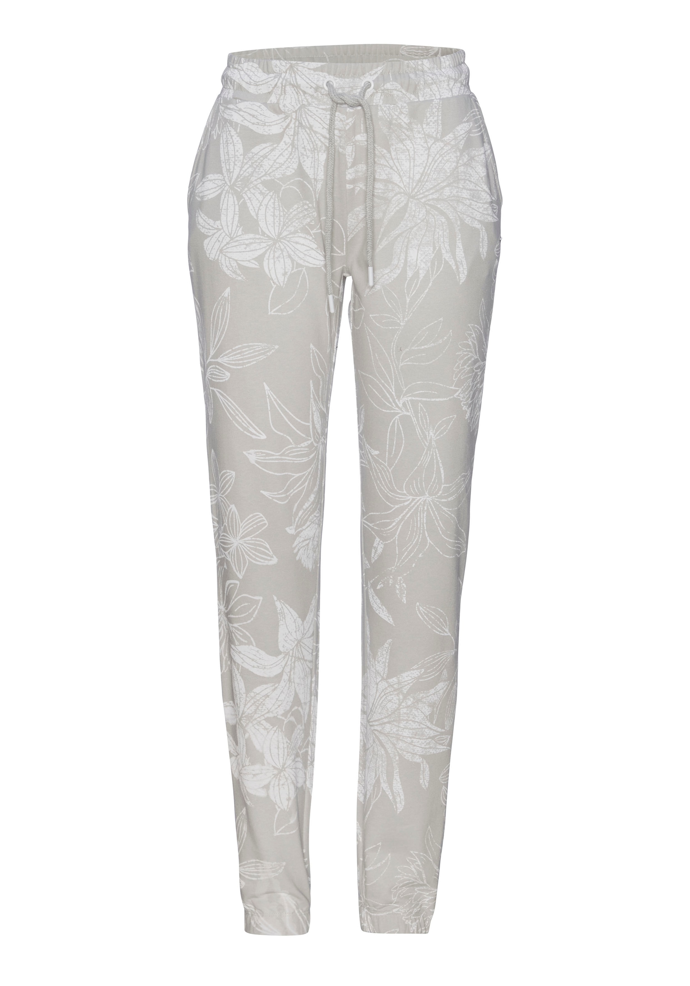 LASCANA Loungehose  mit floralem Alloverdruck, Loungewear