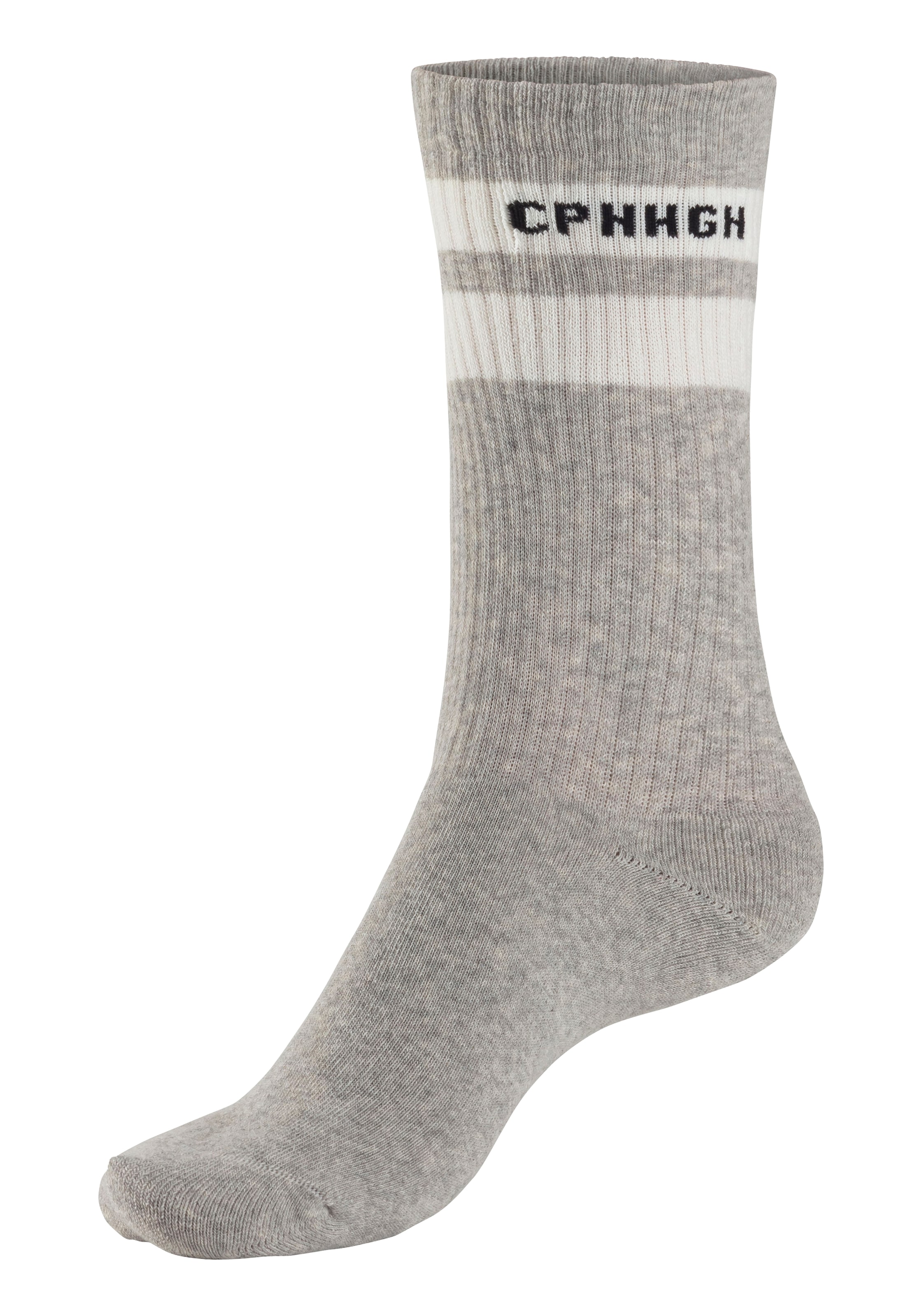 Copenhagen Studios Tennissocken Packung, 3 Paar tlg. mit Streifendesign und Vollfrottee