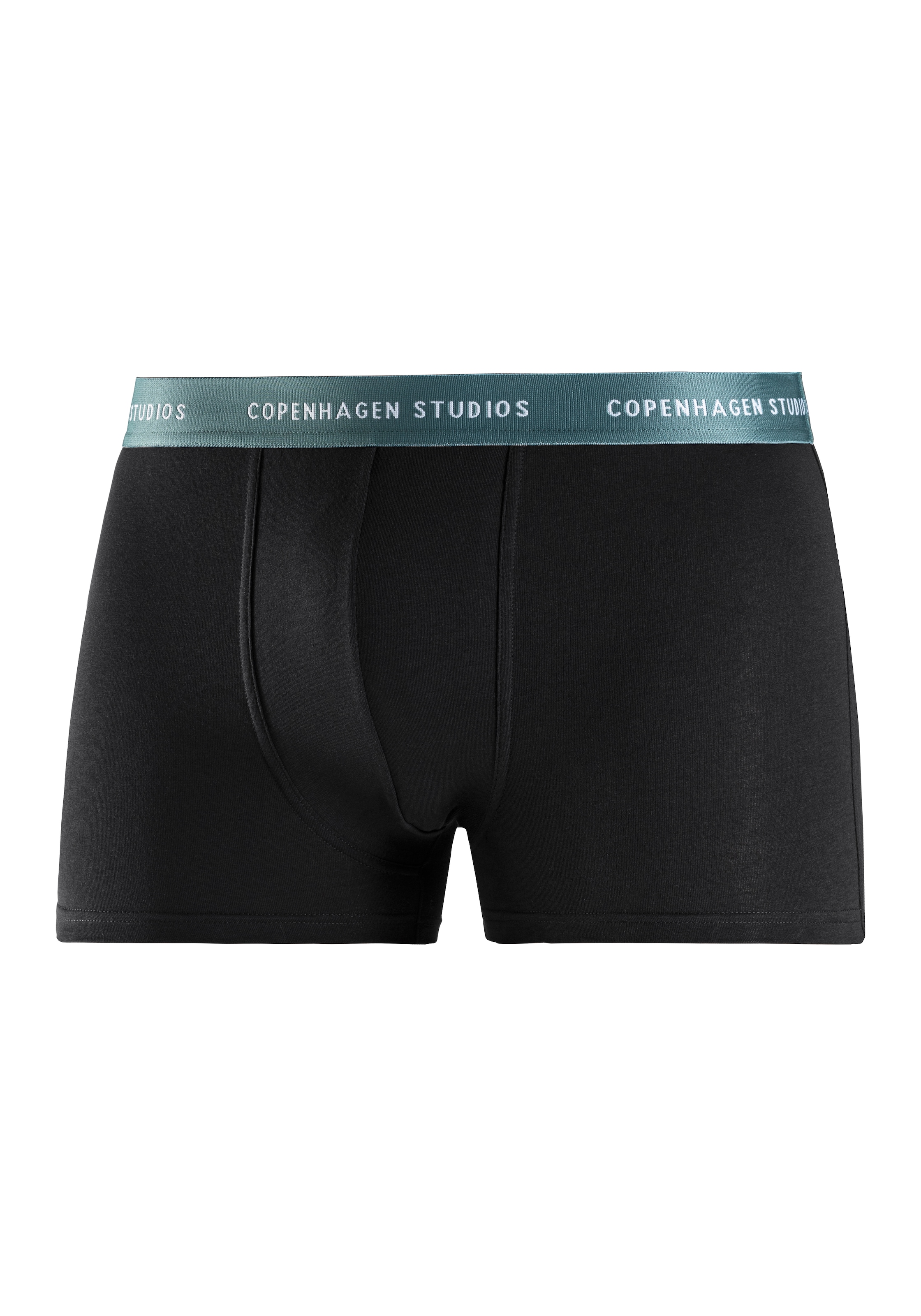 Copenhagen Studios Boxer »Boxershorts für Herren«, (3 St.), mit farbigem Logo-Bund