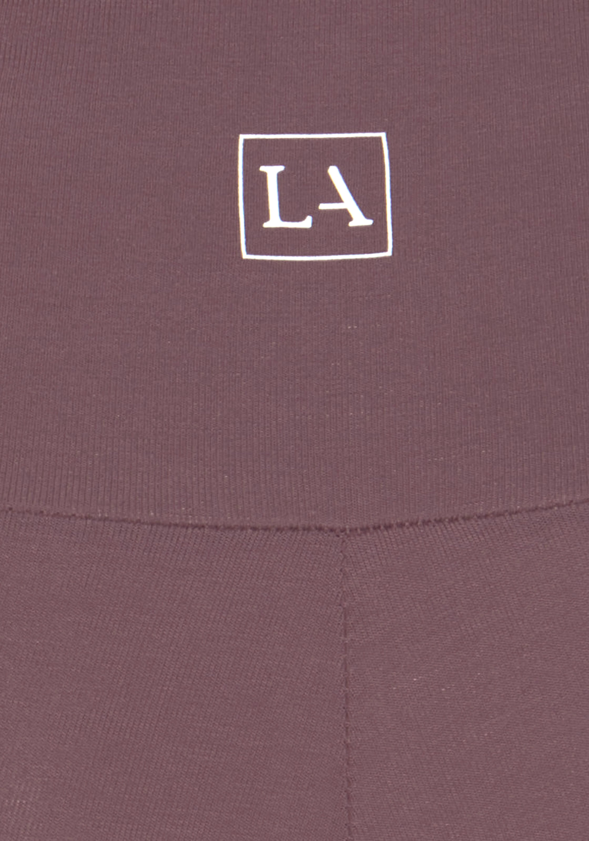 LASCANA Leggings, mit breitem Bündchen, Loungewear