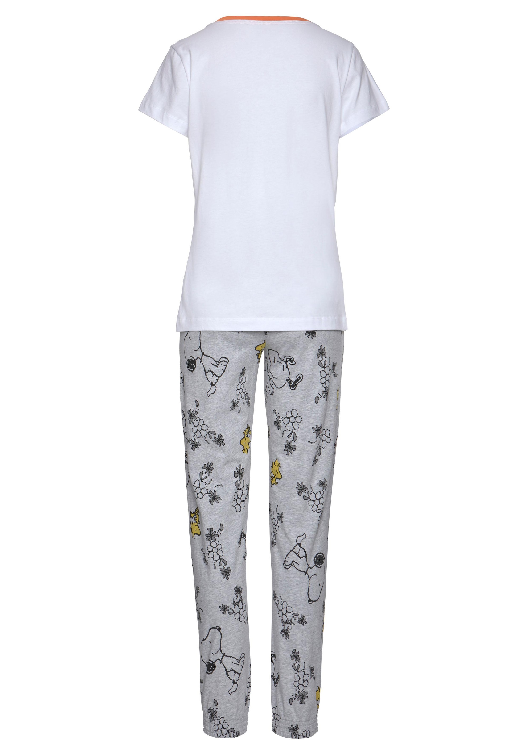 Peanuts Pyjama, (2 tlg.), mit Snoopy und Woodstock Druck